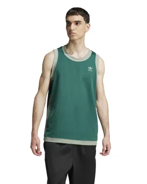 Adidas Mock Eyelet Vest - Collegiate Green