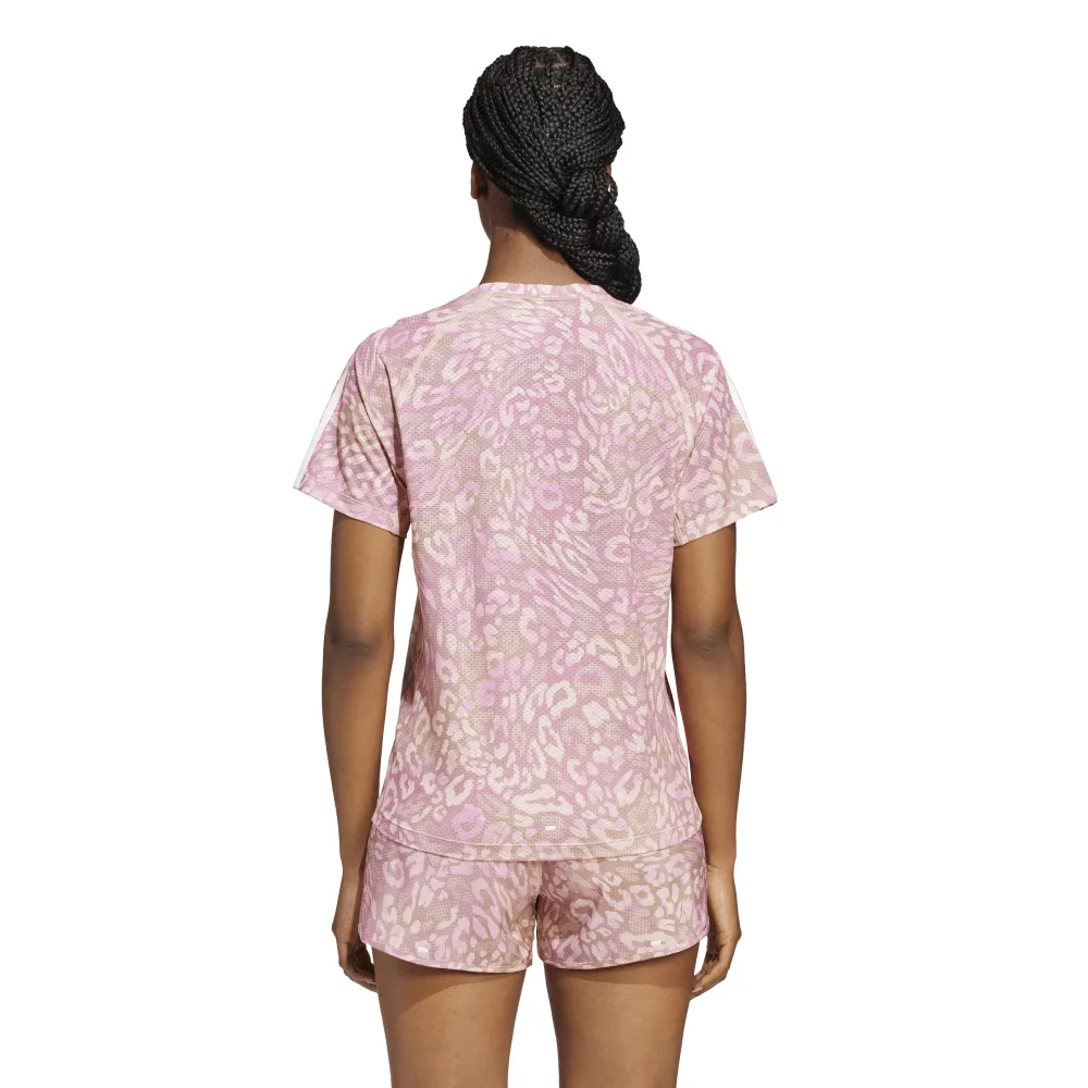 adidas Own The Run CLIMACOOL 3-Stripes Women's Tee
