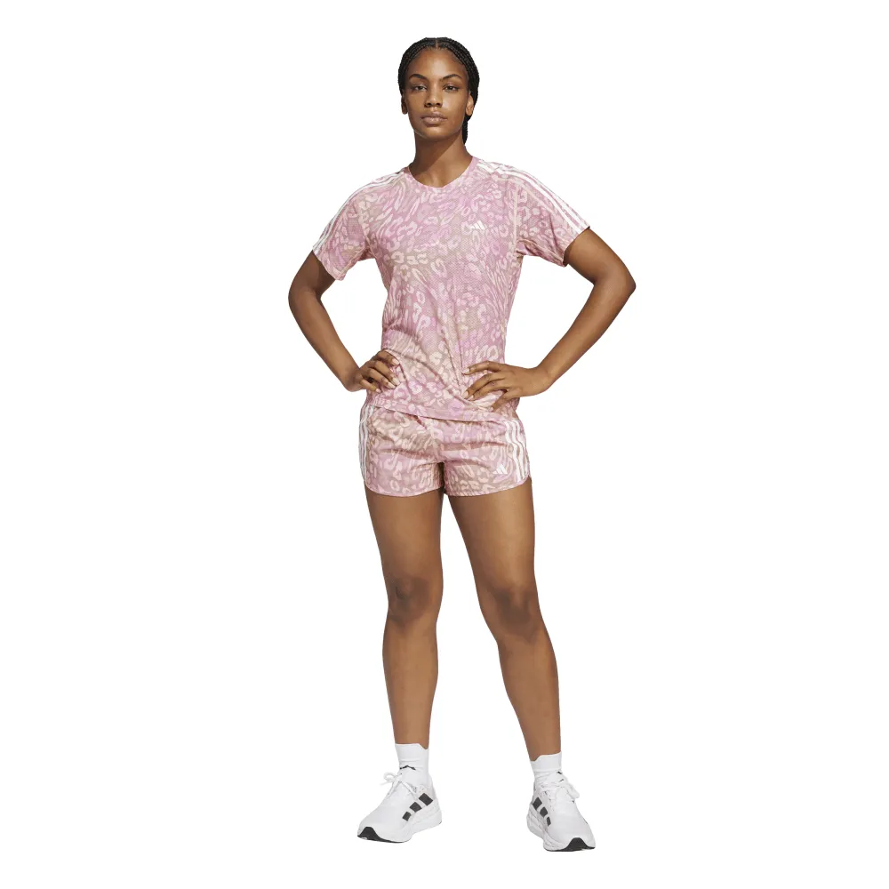 adidas Own The Run CLIMACOOL 3-Stripes Women's Tee