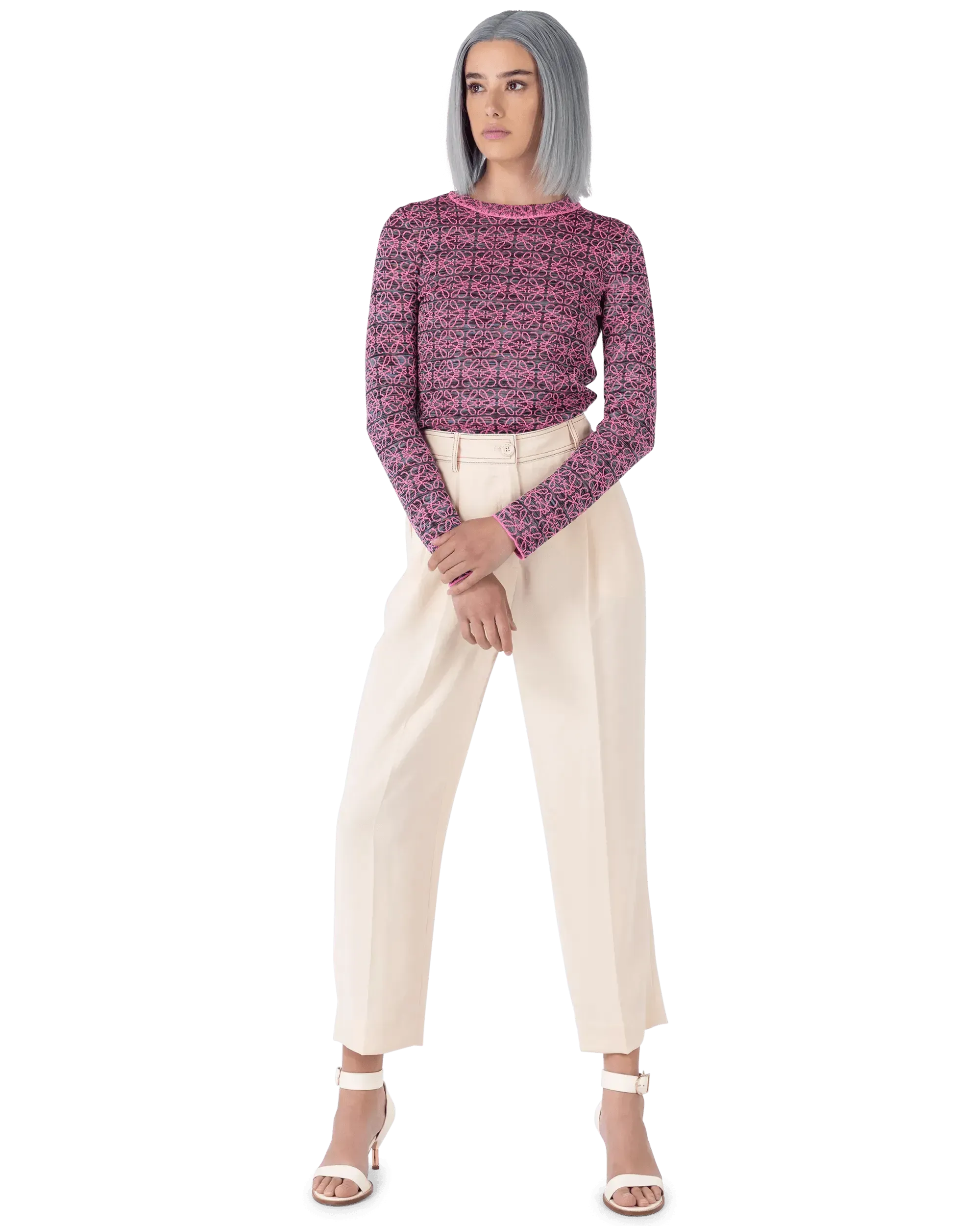 Anagram Jacquard Logo Top