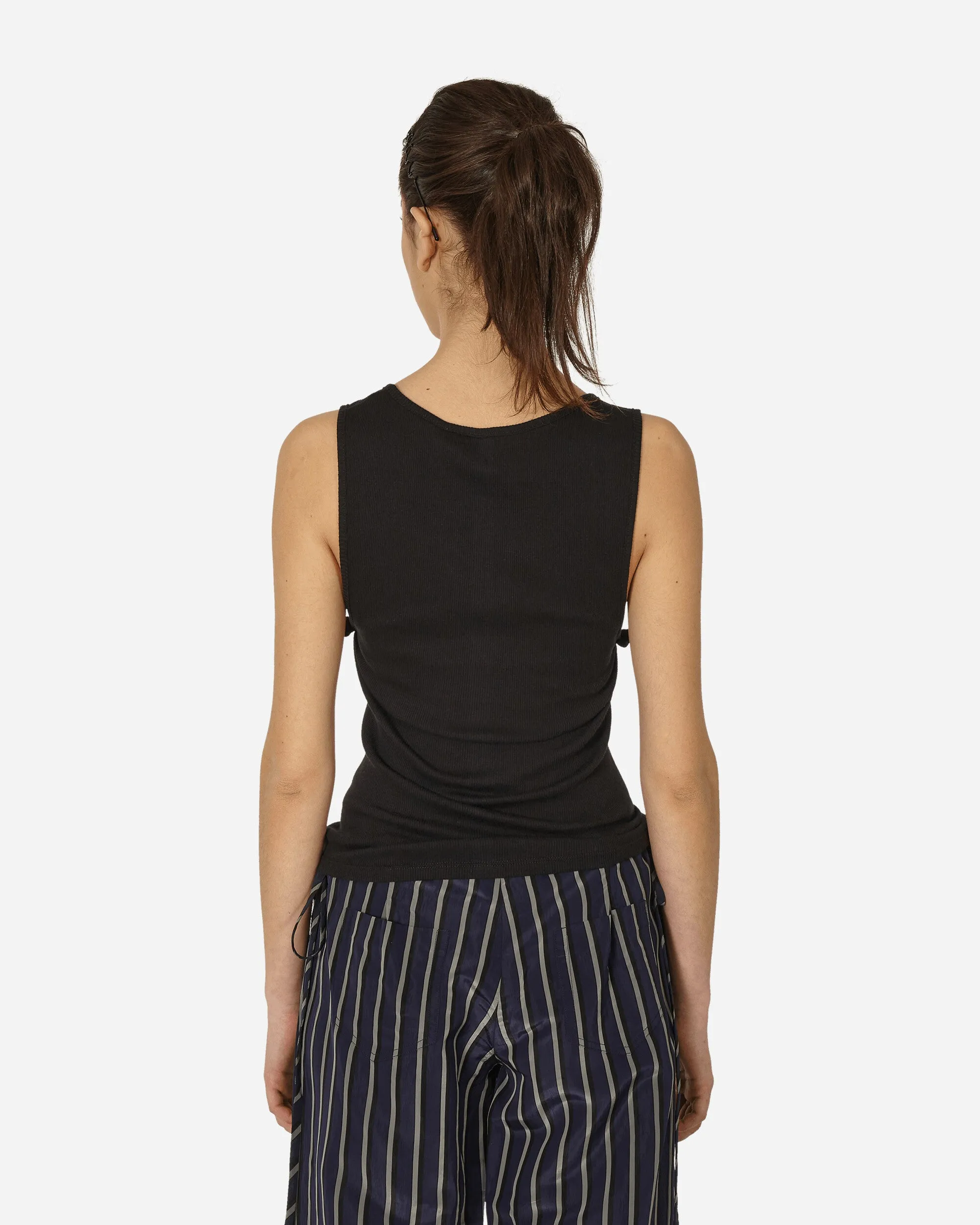 Bedazzle Devil Knot Tank Top Black