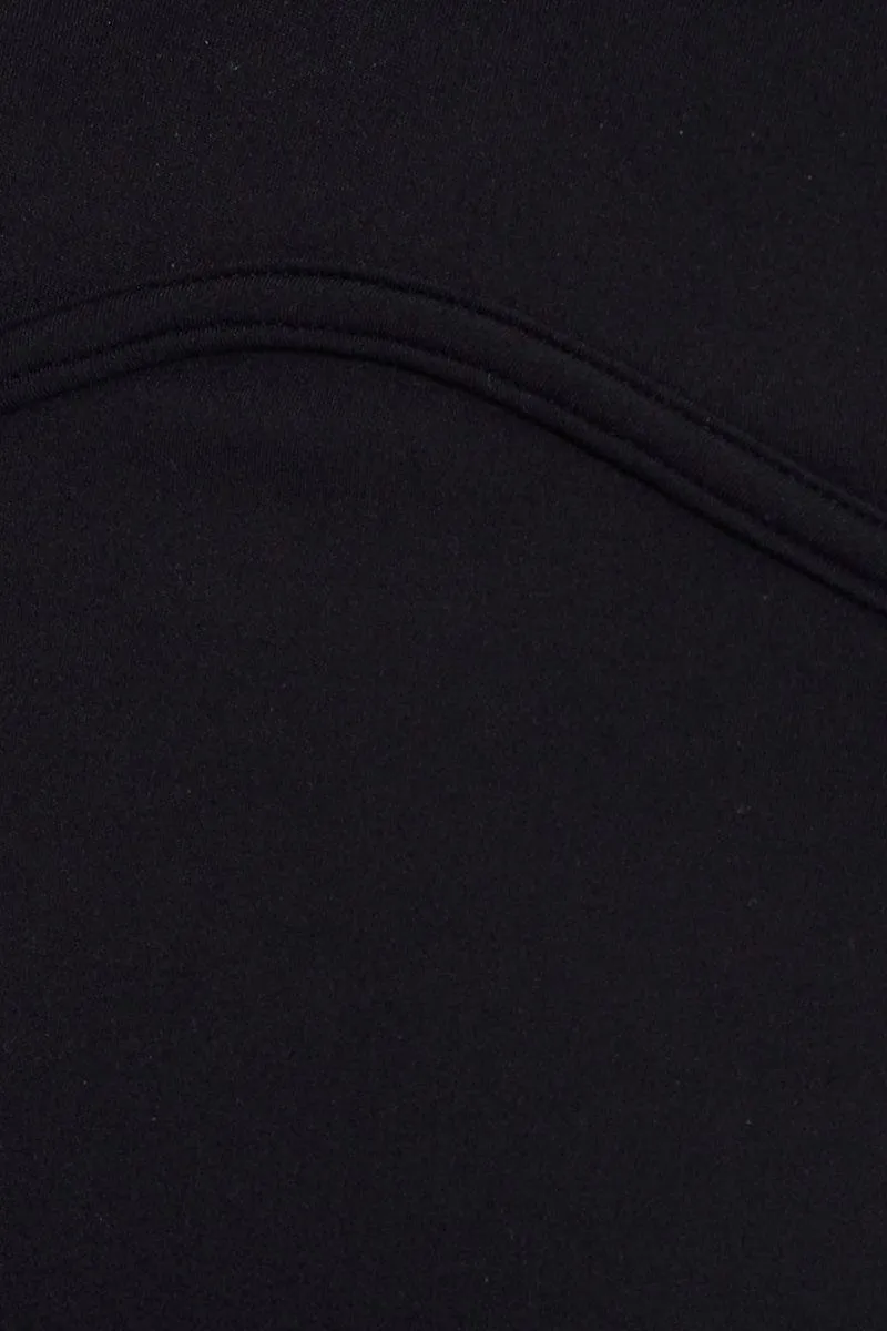Black Underbust Seem Top