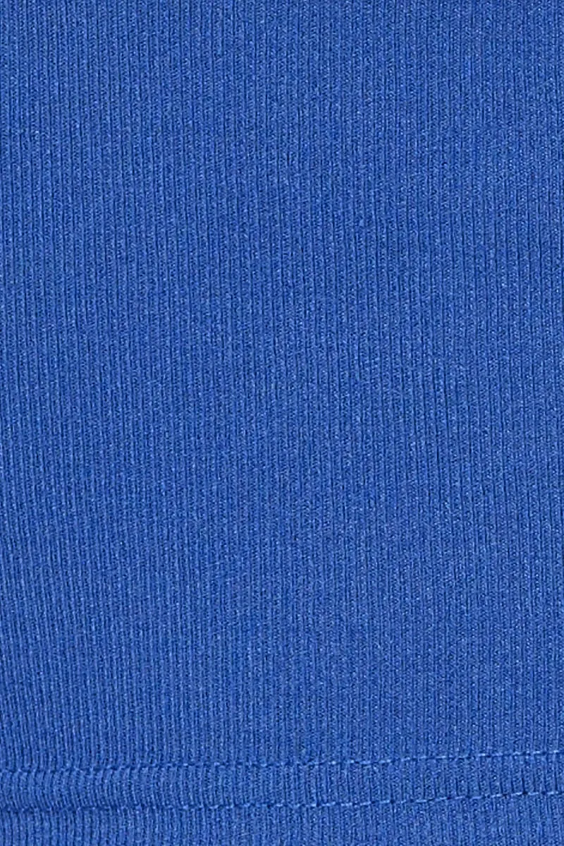 Blue Crop Top
