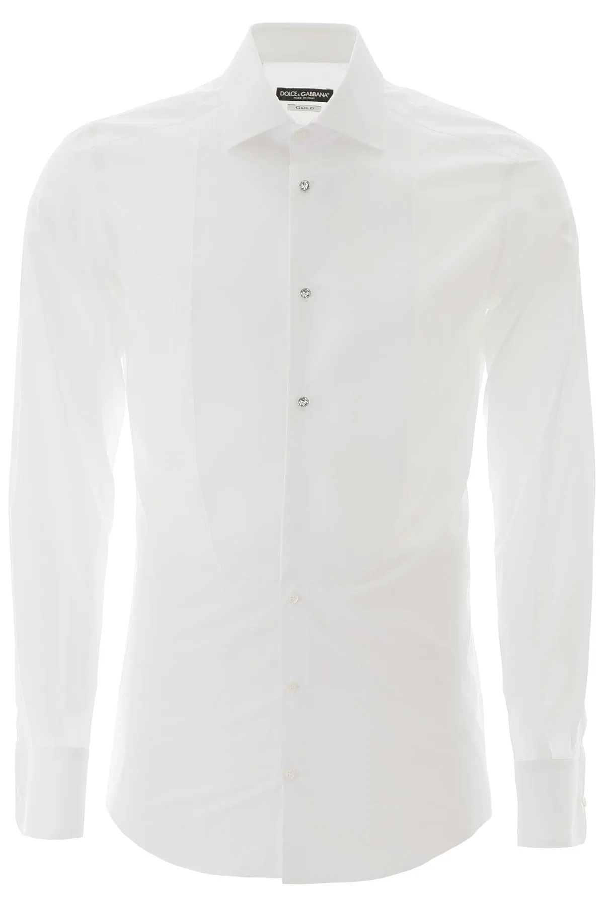 Dolce & Gabbana Fitted Tuxedo Shirt