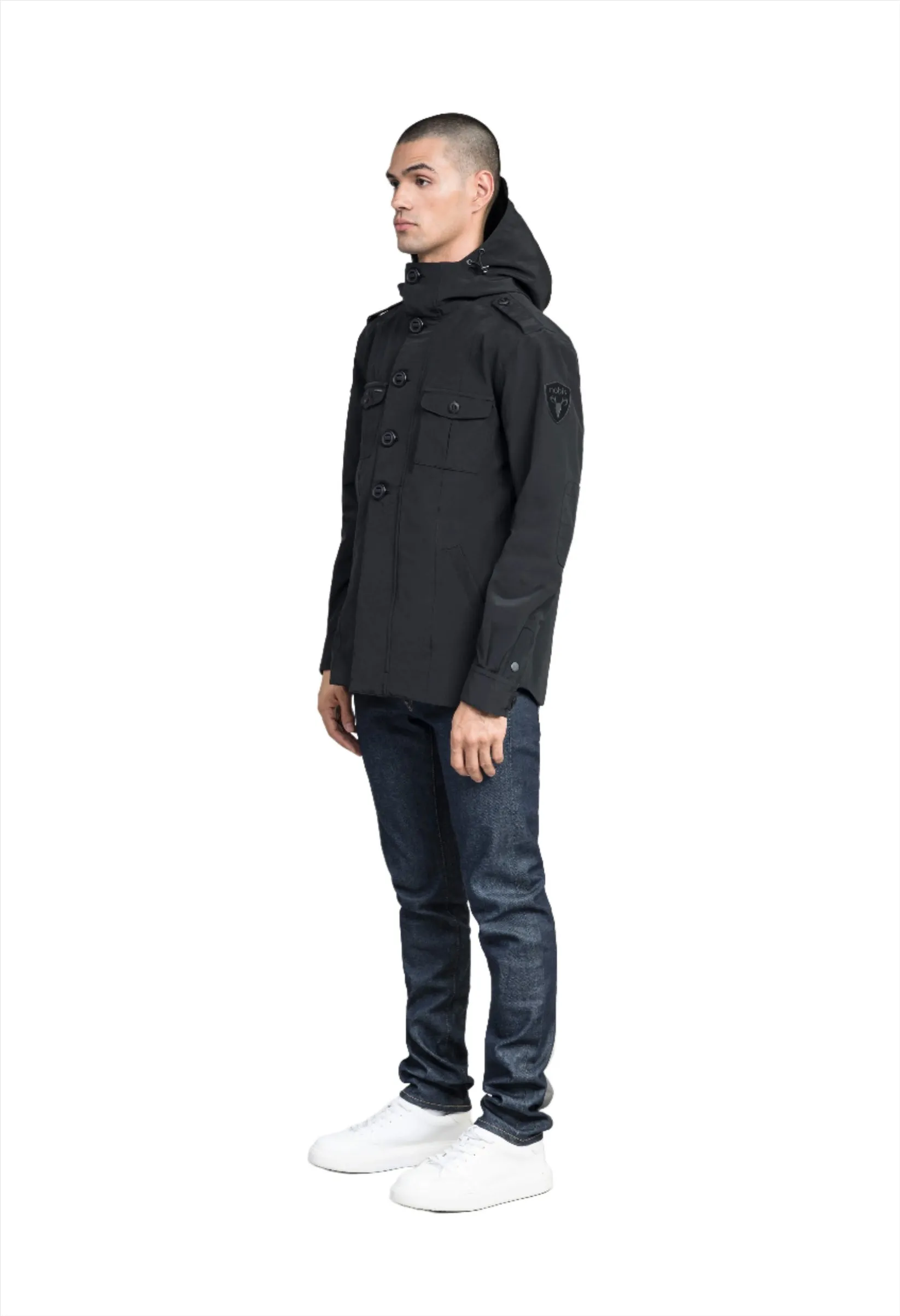 Fisherman Men's Lightweight Tech Jacket Black
