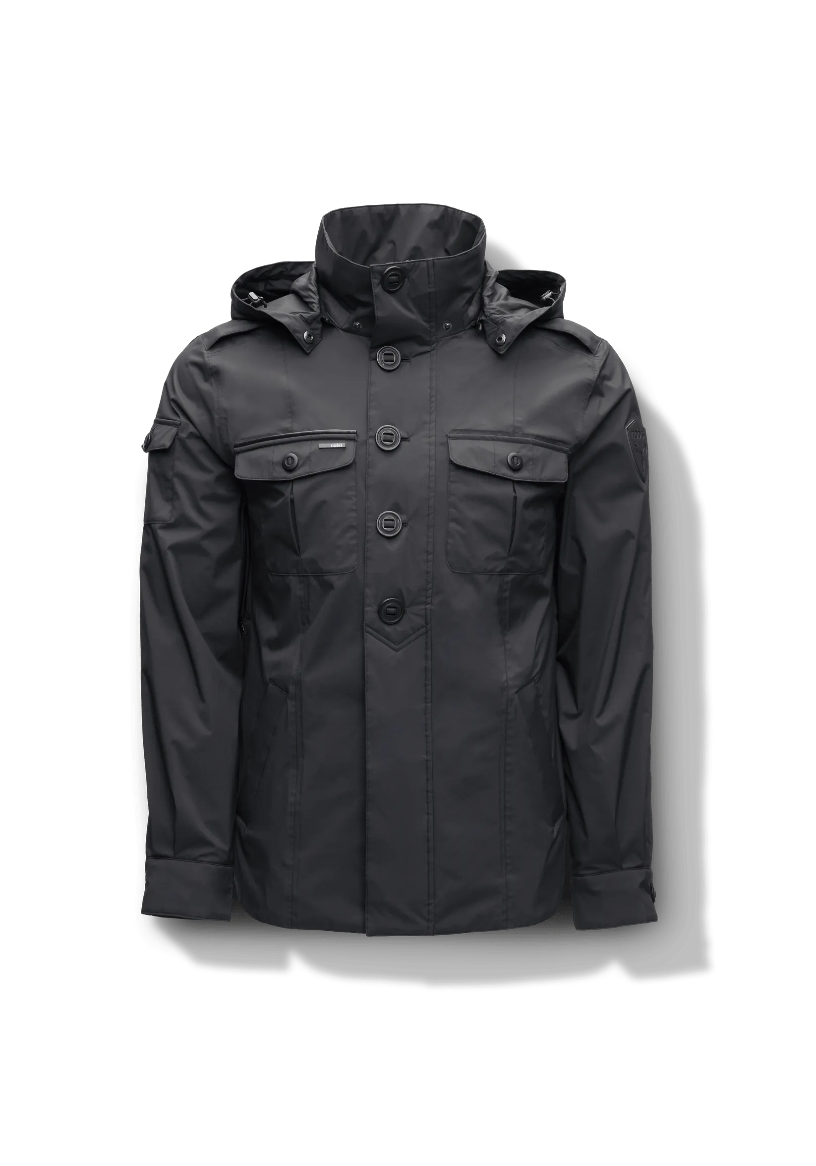 Fisherman Men's Lightweight Tech Jacket Black