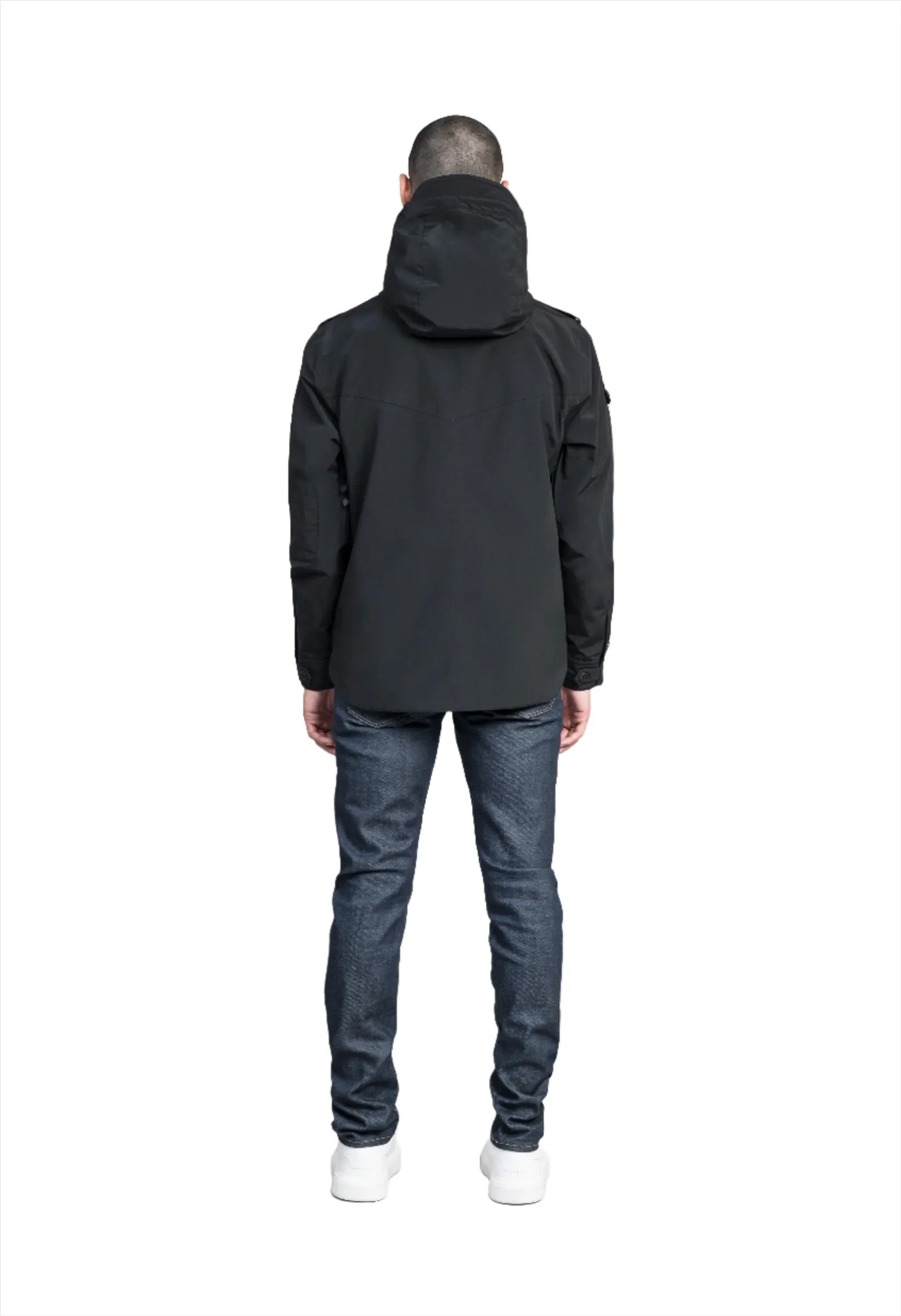 Fisherman Men's Lightweight Tech Jacket Black
