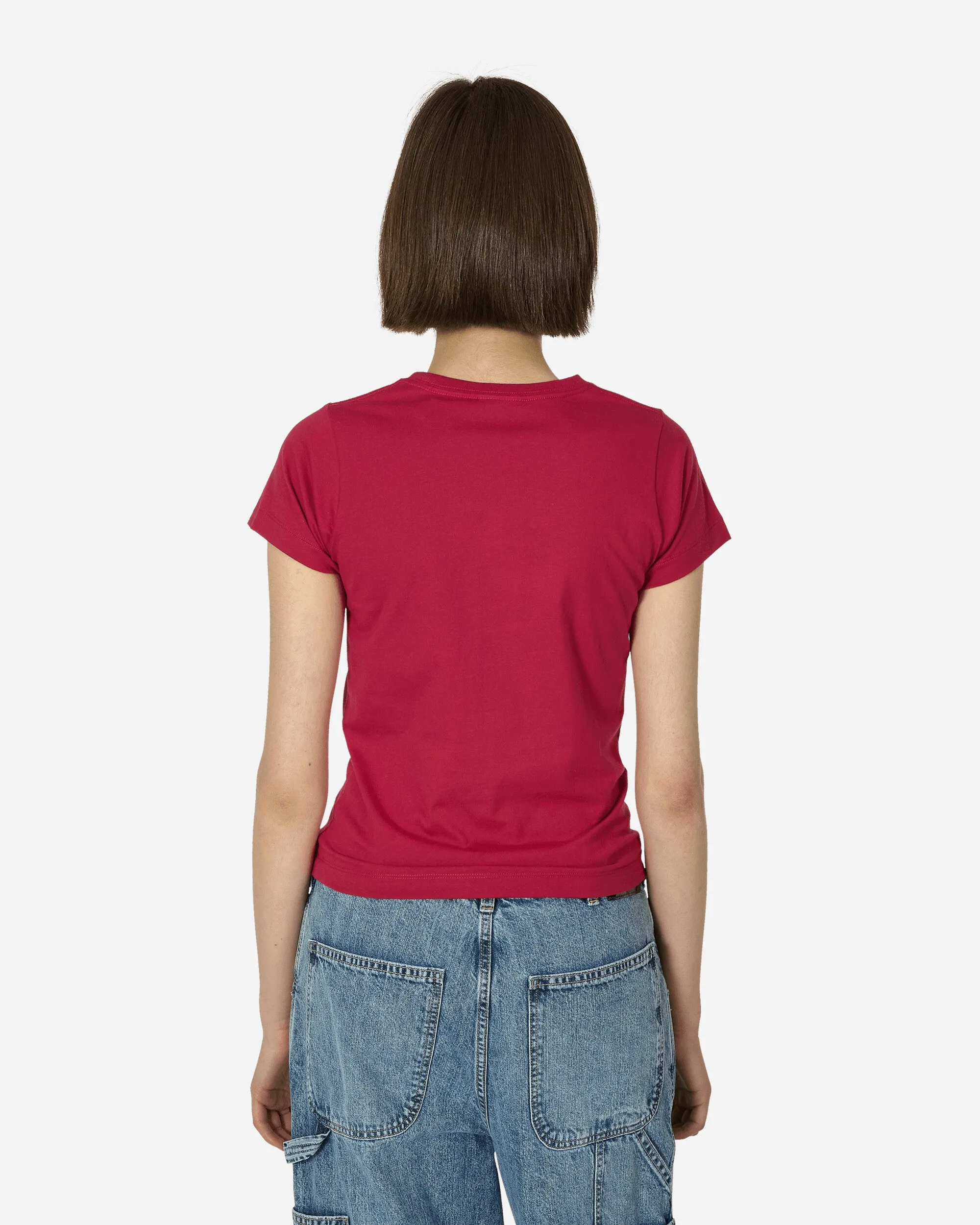 Fitted Rhinestone T-Shirt Pink