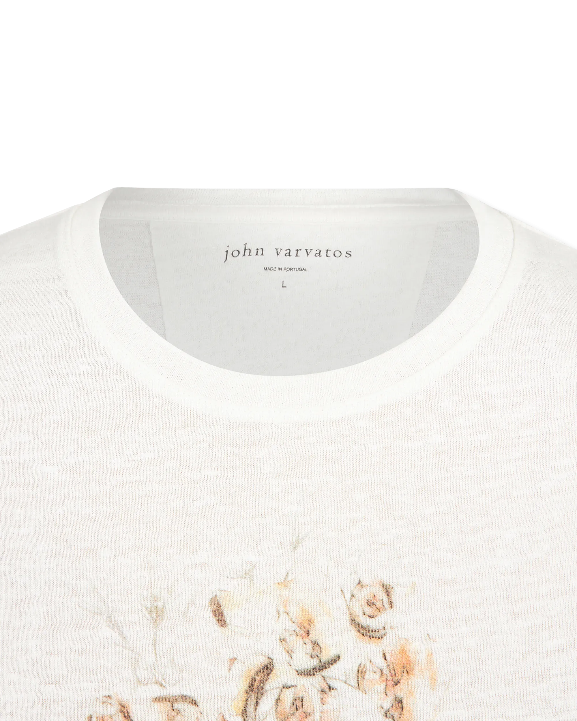 Floral Skull Crew T-shirt
