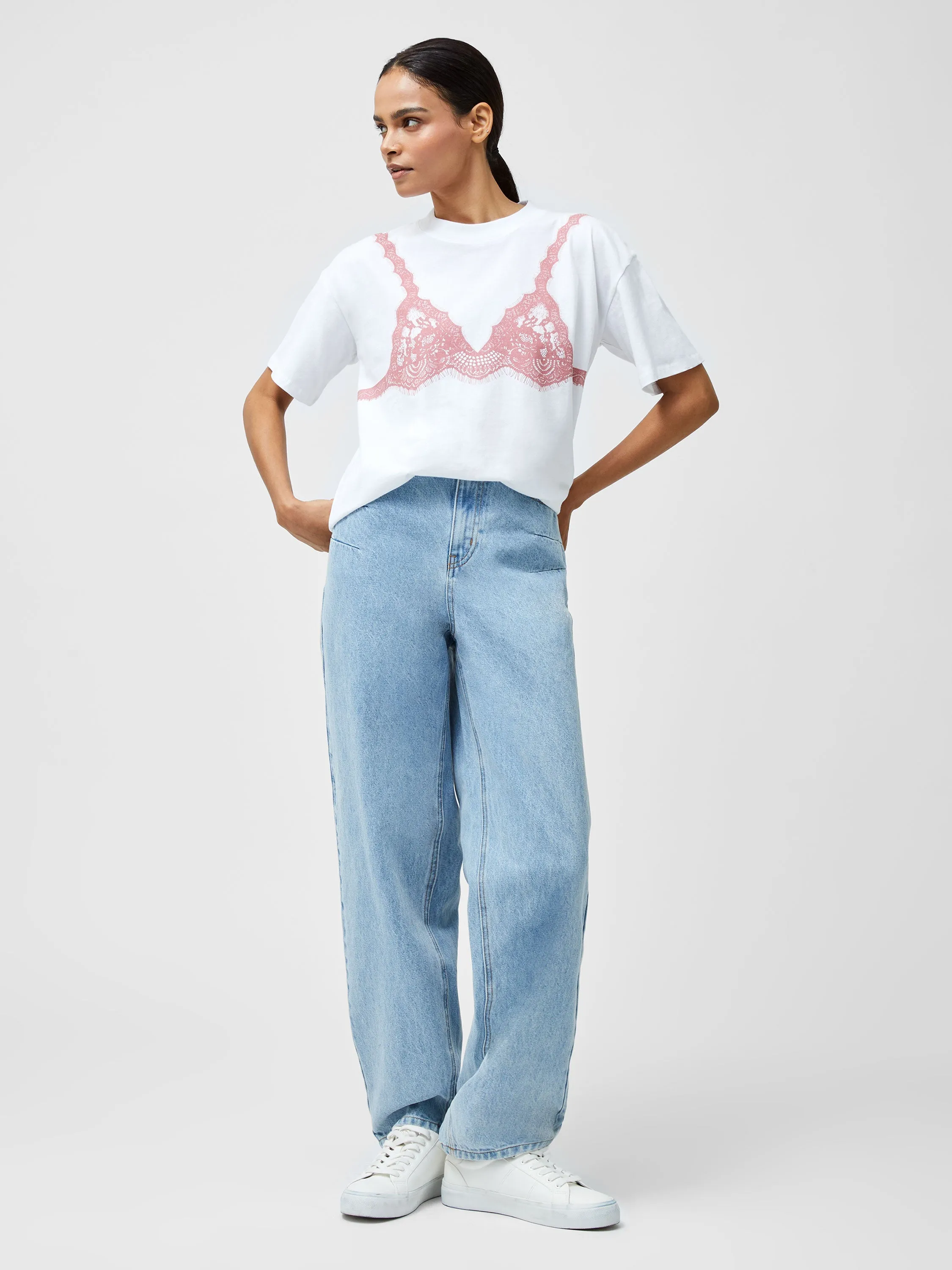 Lace Bra Graphic T-Shirt