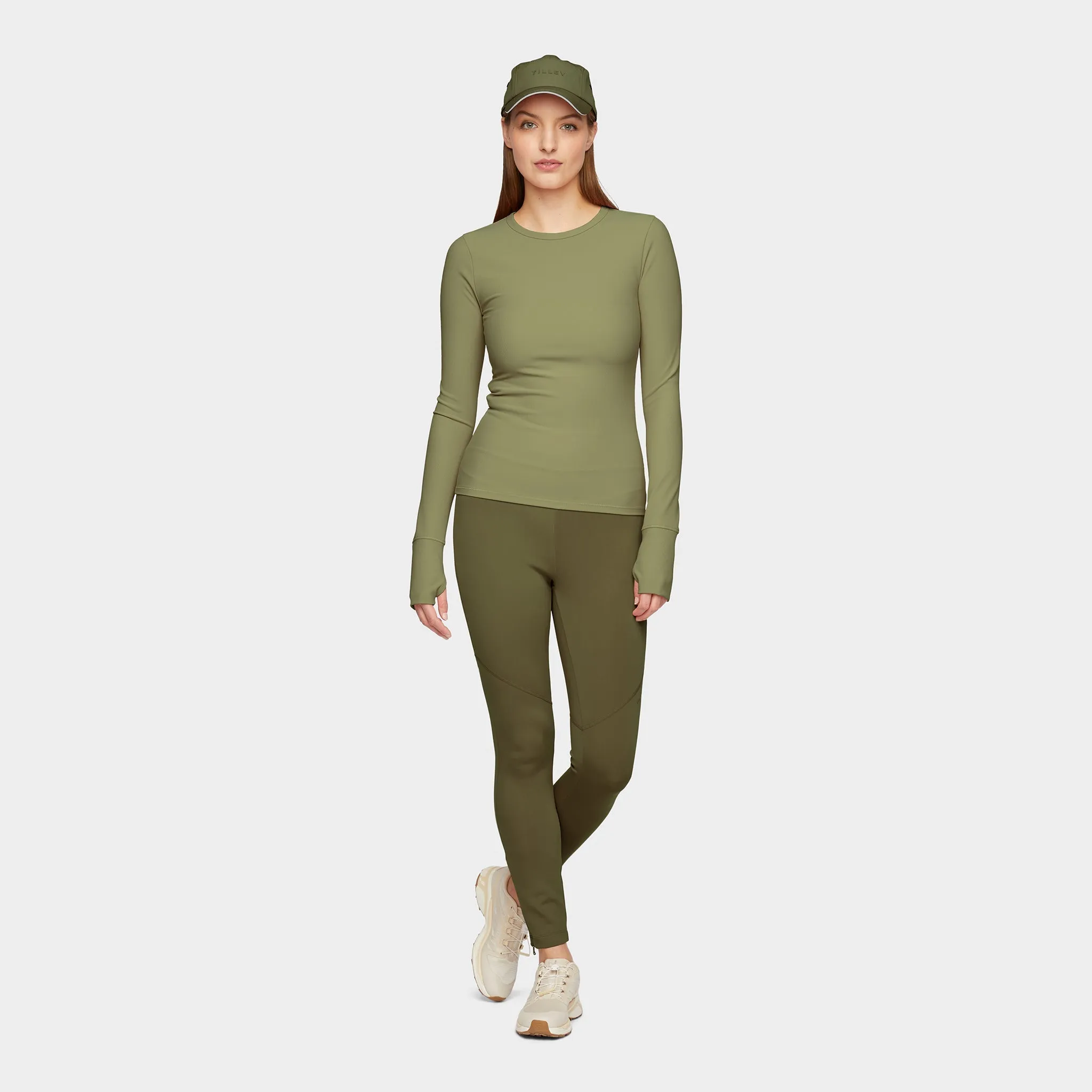 LS Fitted Rib Crewneck