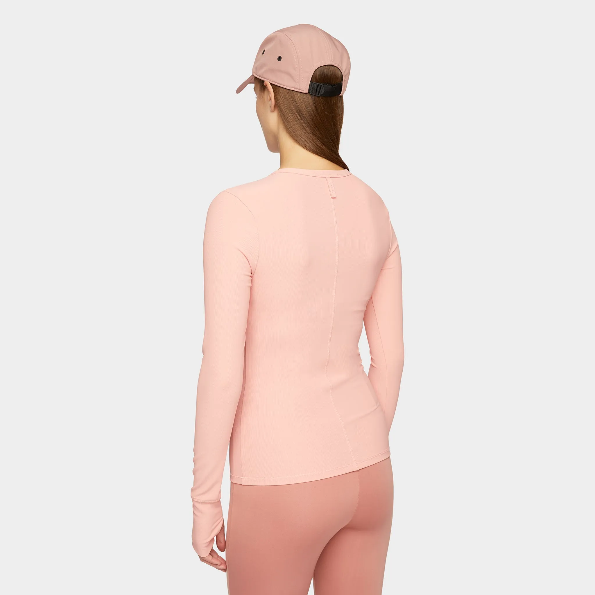 LS Fitted Rib Crewneck