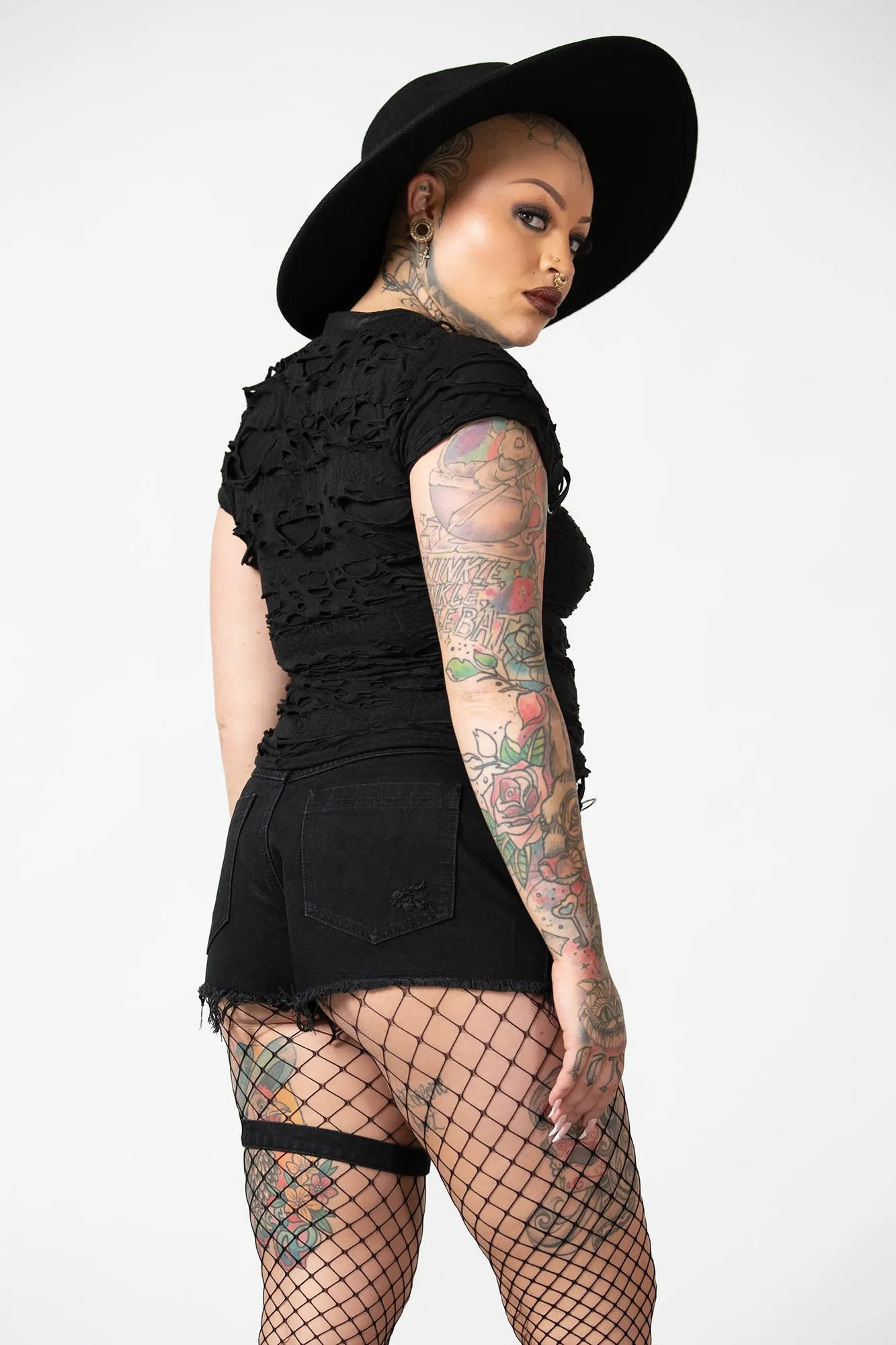 Malicia Lace-Up Top - Resurrect