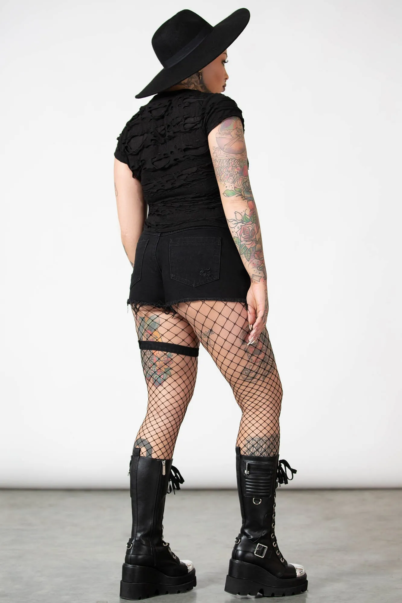 Malicia Lace-Up Top - Resurrect