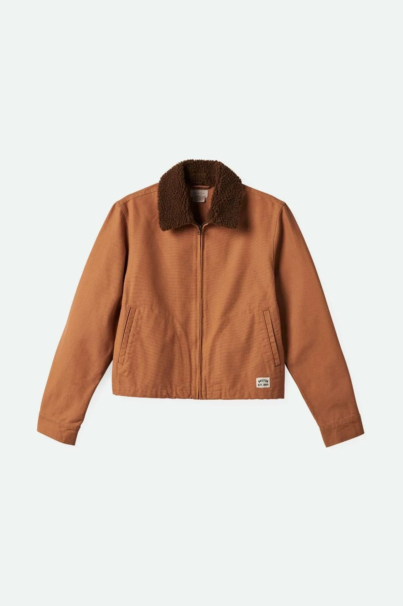 Mechanics Women's Garage Sherpa Zip Jacket - Tobacco Brown