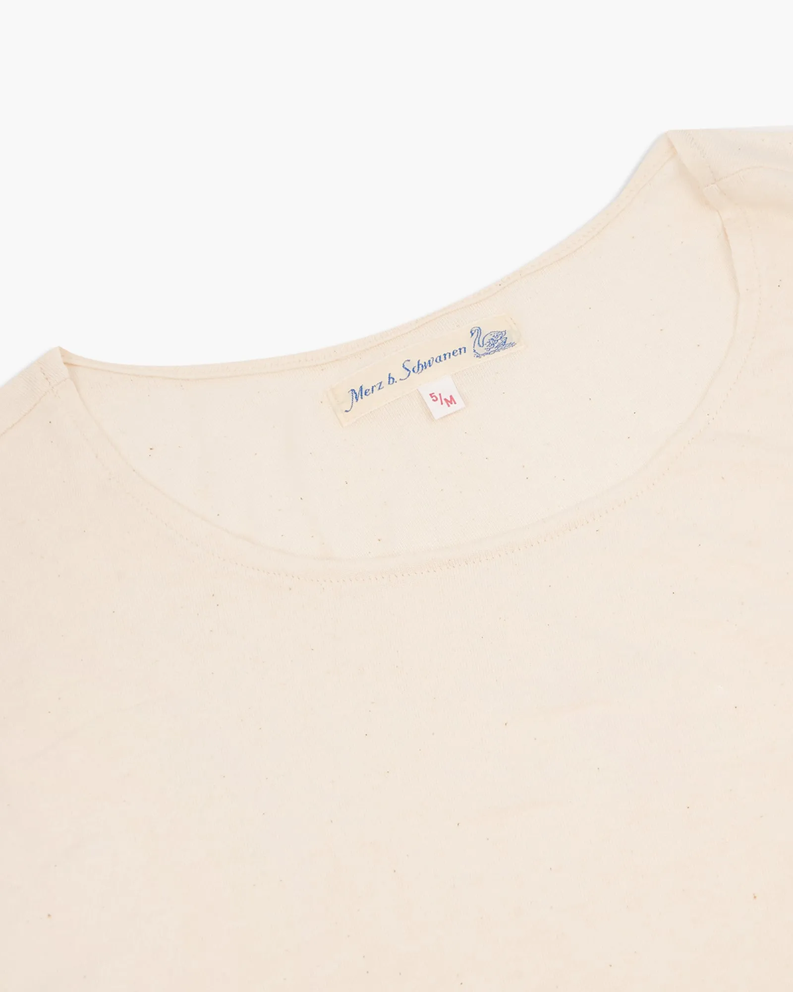 Merz b. Schwanen Good Originals 114 4.6oz 1920s Loopwheeled Tee - Nature