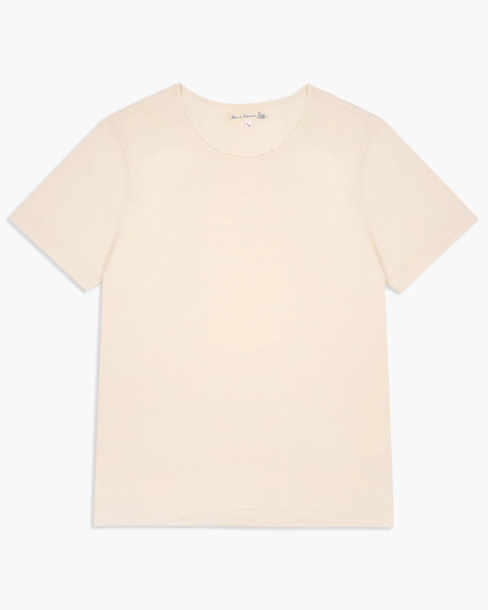 Merz b. Schwanen Good Originals 114 4.6oz 1920s Loopwheeled Tee - Nature