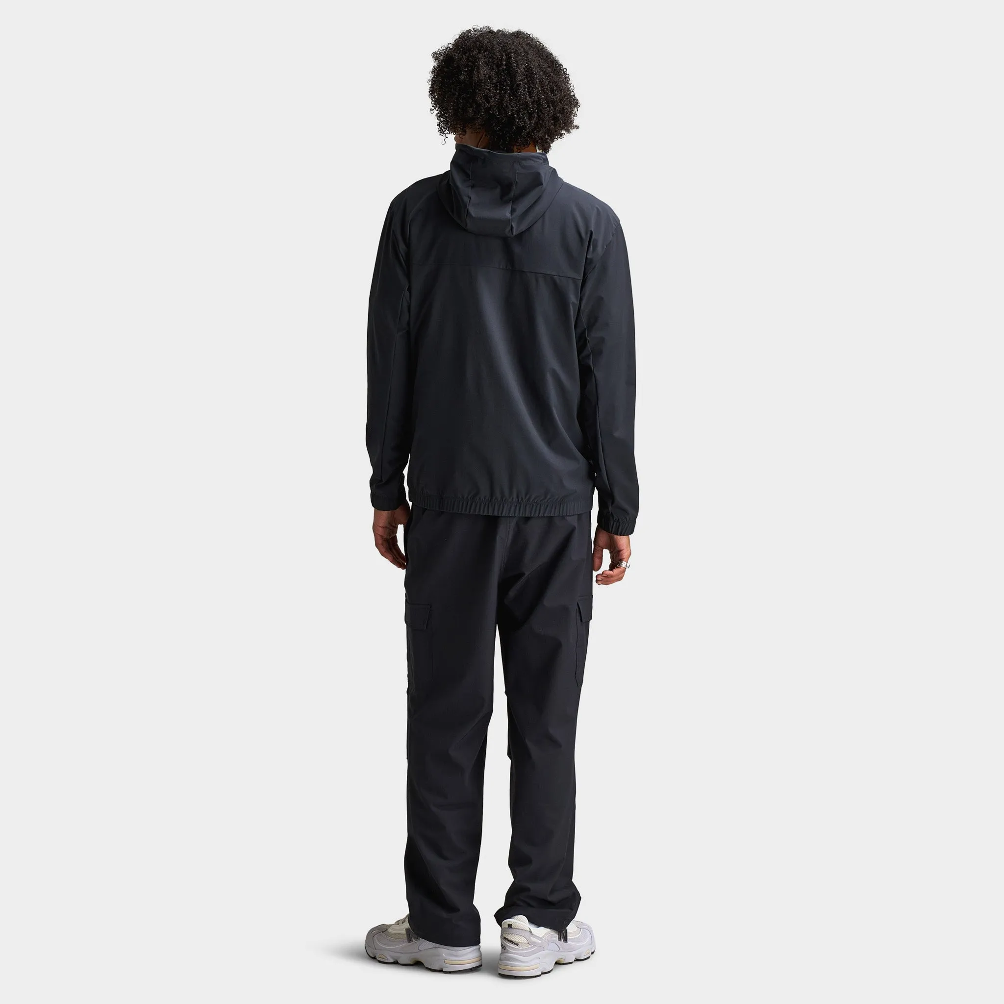 New Balance Woven Hooded Jacket Black / Slate Grey