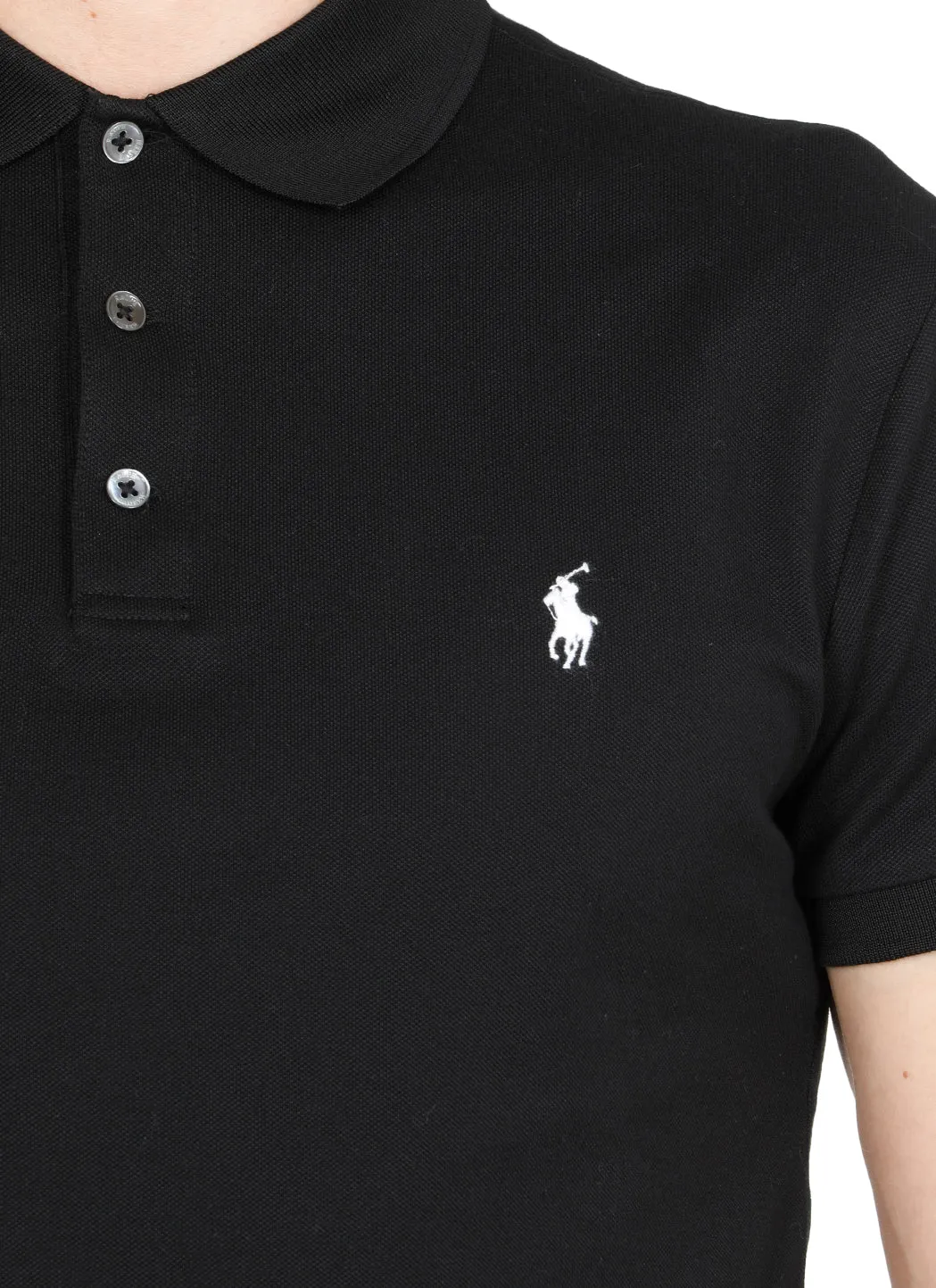 Polo Ralph Lauren Logo Embroidered Slim-Fit Polo Shirt