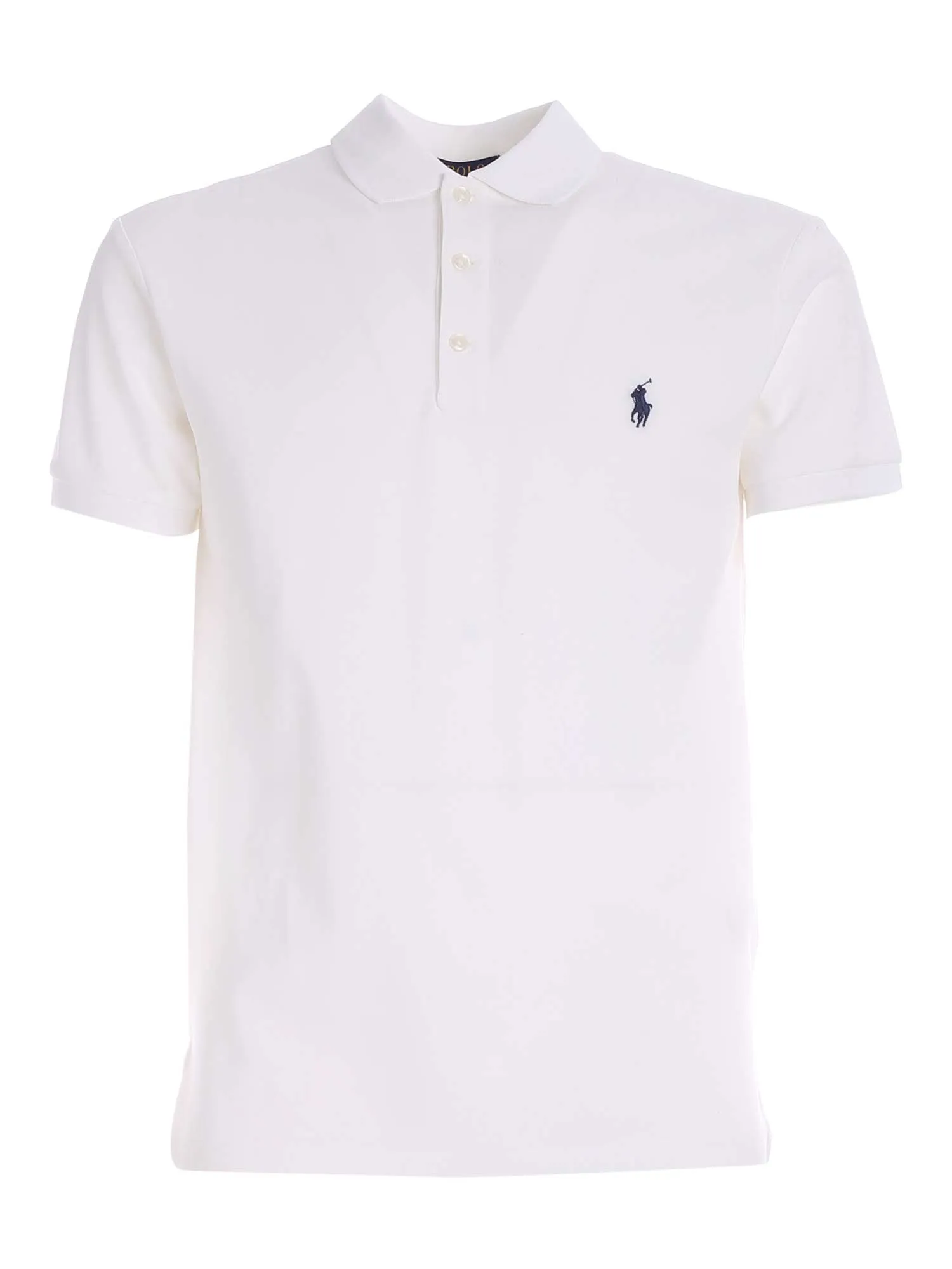 Polo Ralph Lauren Logo Embroidered Slim-Fit Polo Shirt