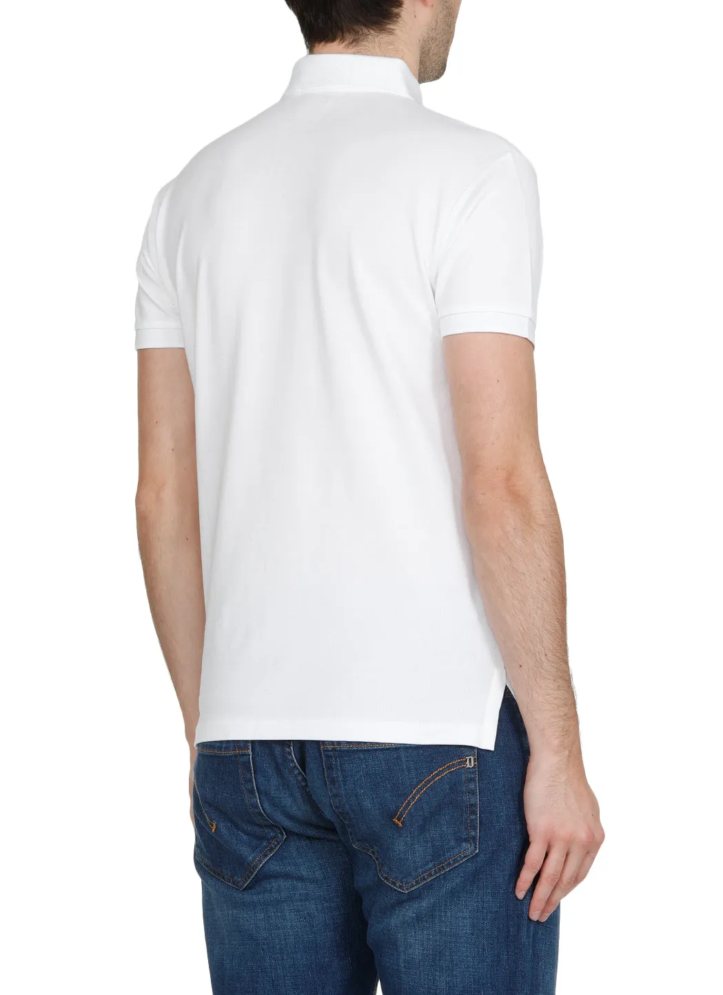 Polo Ralph Lauren Logo Embroidered Slim-Fit Polo Shirt