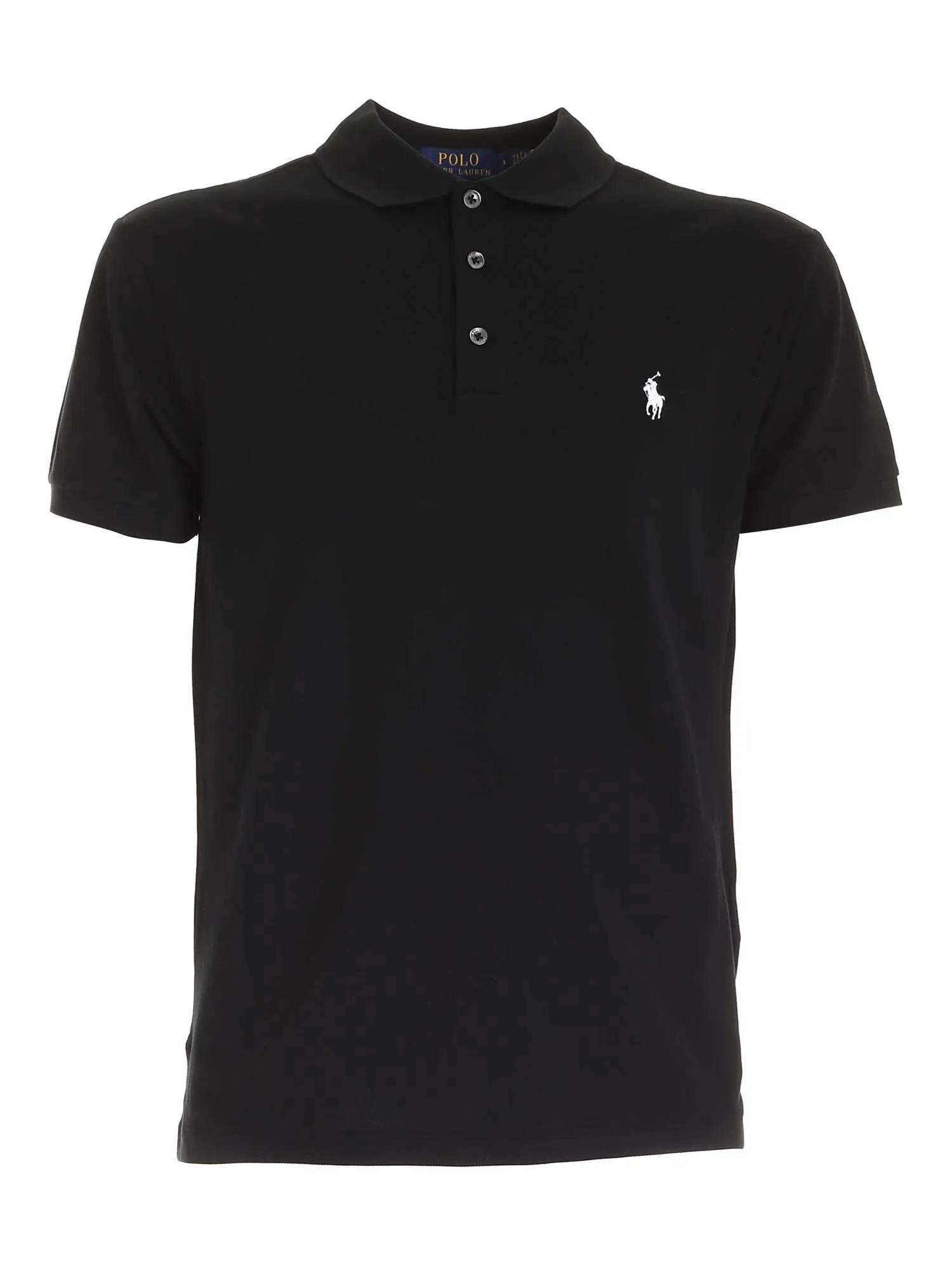 Polo Ralph Lauren Logo Embroidered Slim-Fit Polo Shirt