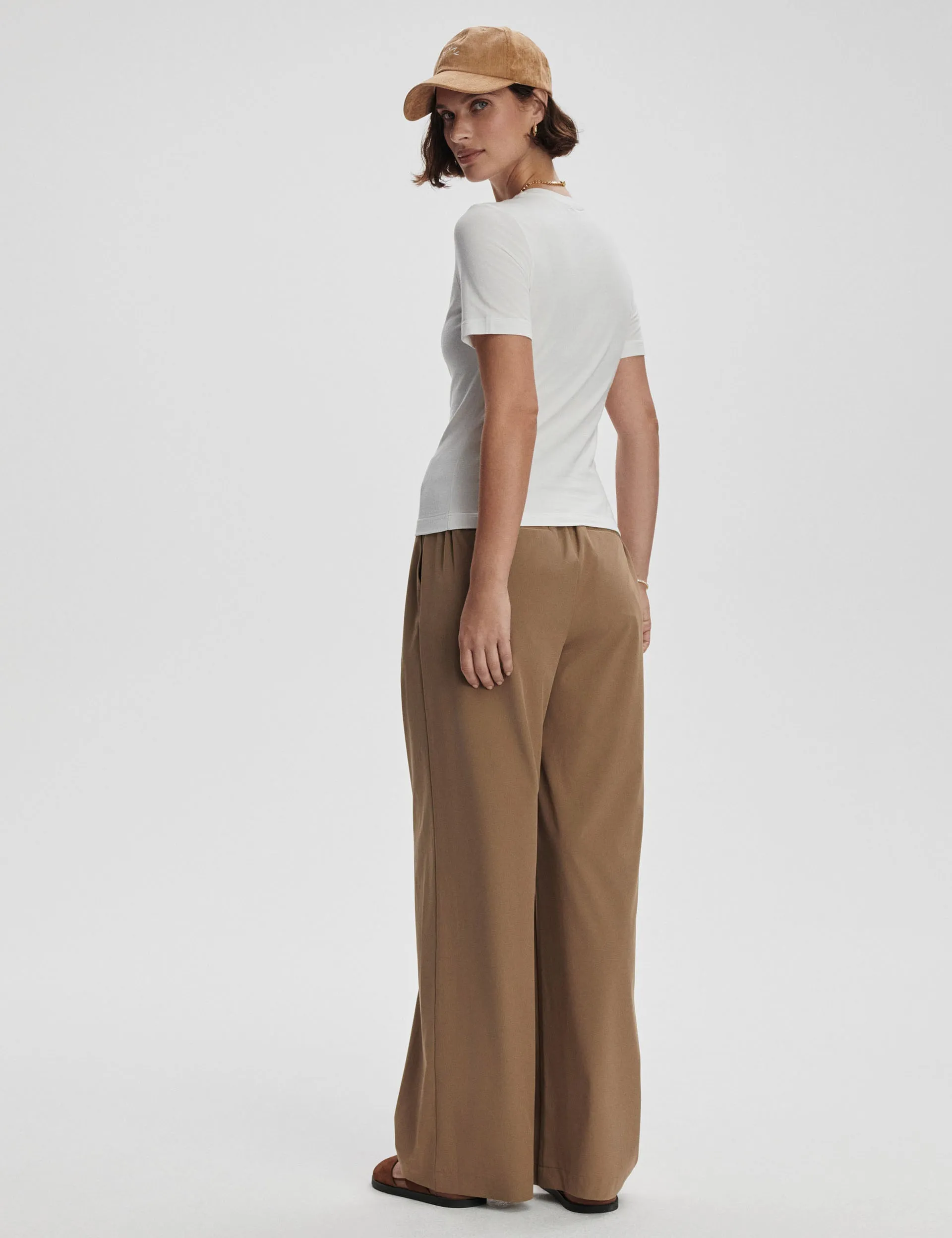 Regina Fitted Tee - White
