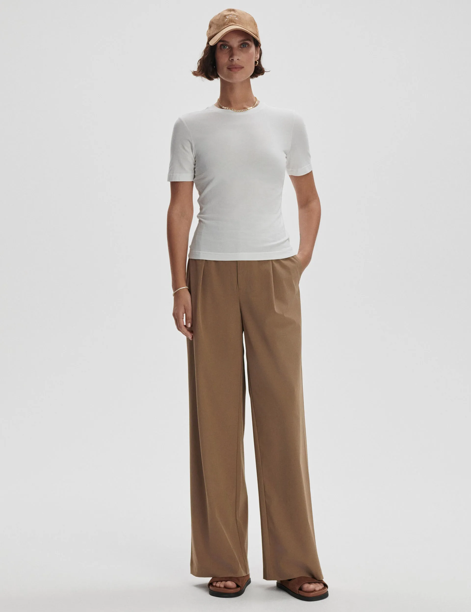 Regina Fitted Tee - White