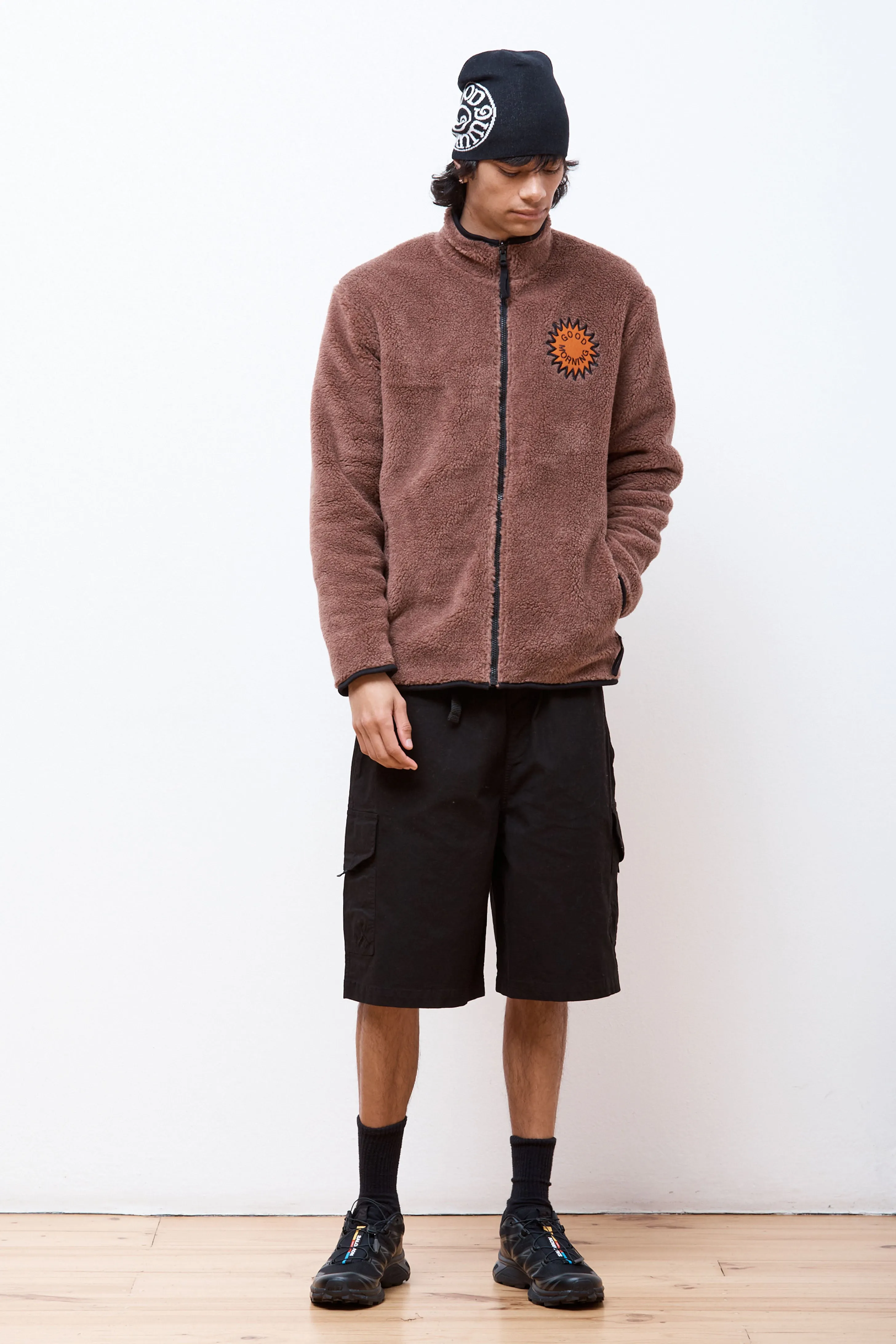 Spiral Beanie Black