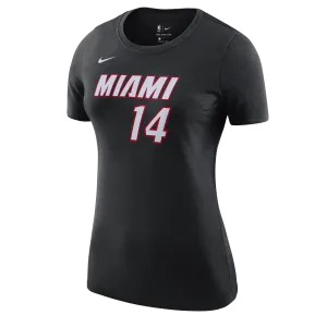 Tyler Herro Nike Icon Black Name & Number Women's Tee