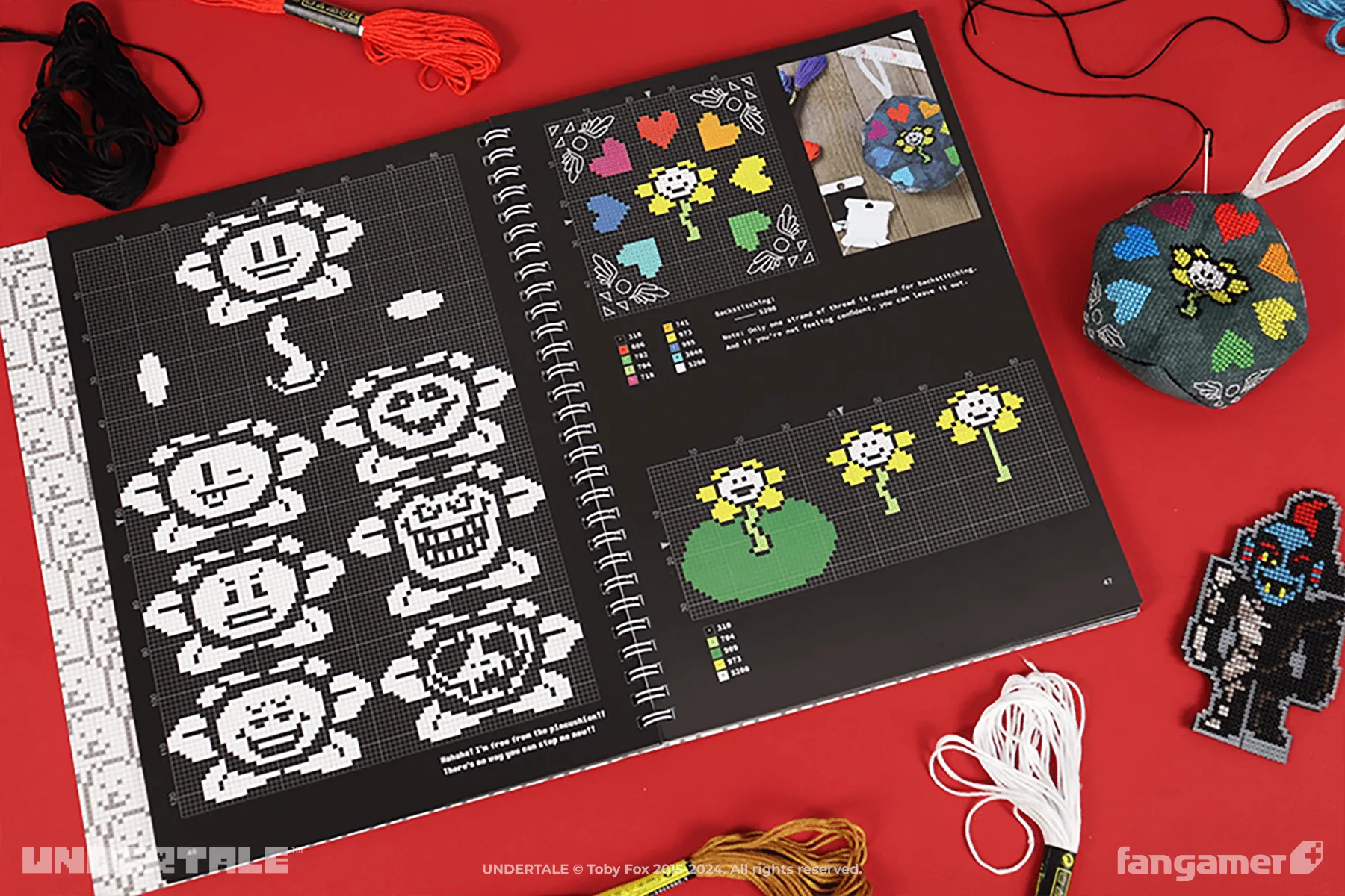 UNDERTALE Cross Stitch Book