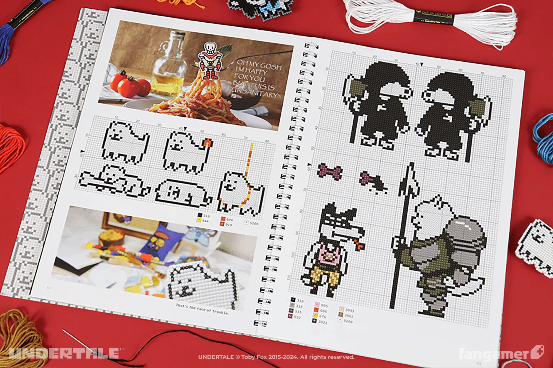 UNDERTALE Cross Stitch Book