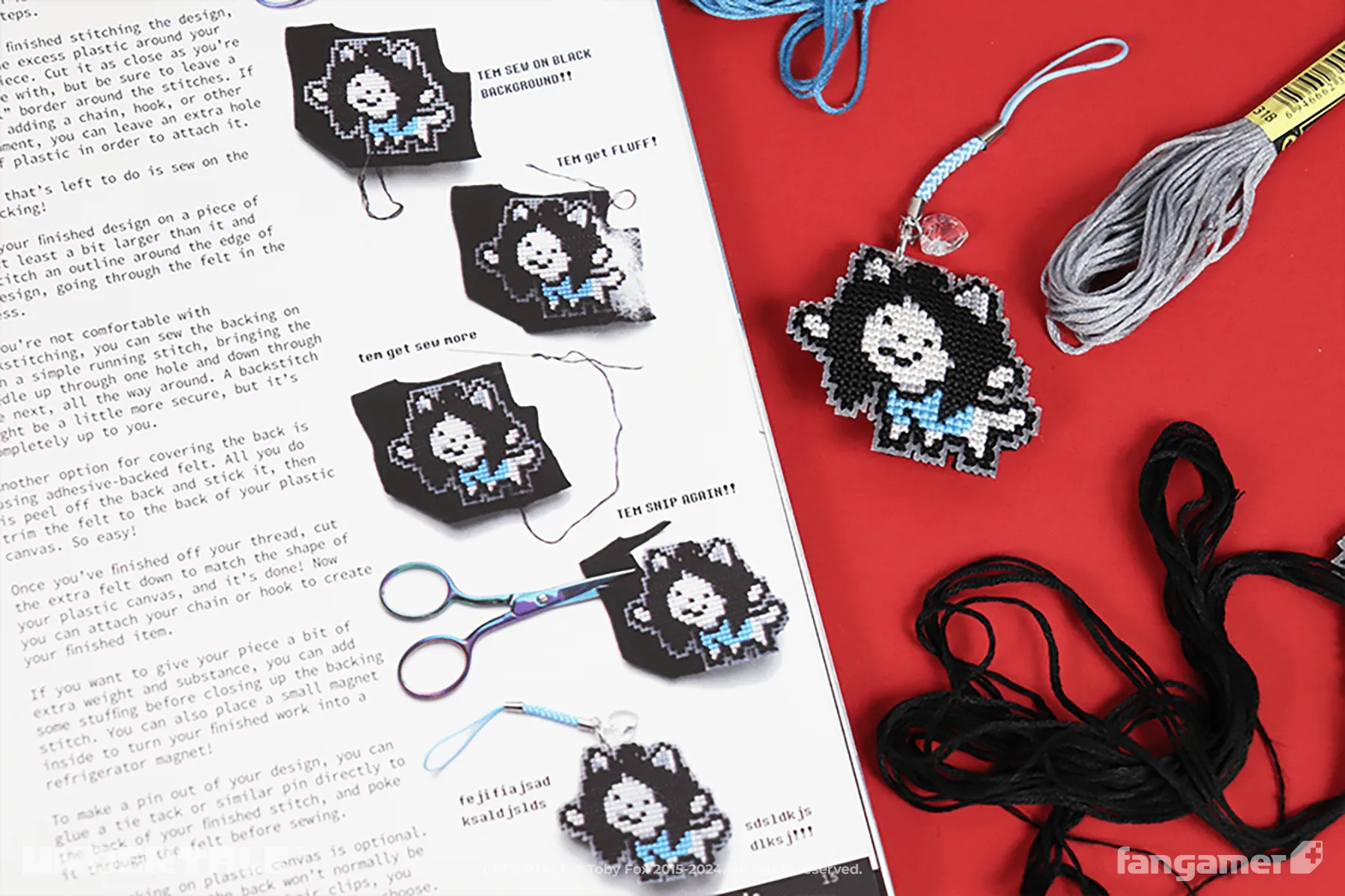 UNDERTALE Cross Stitch Book