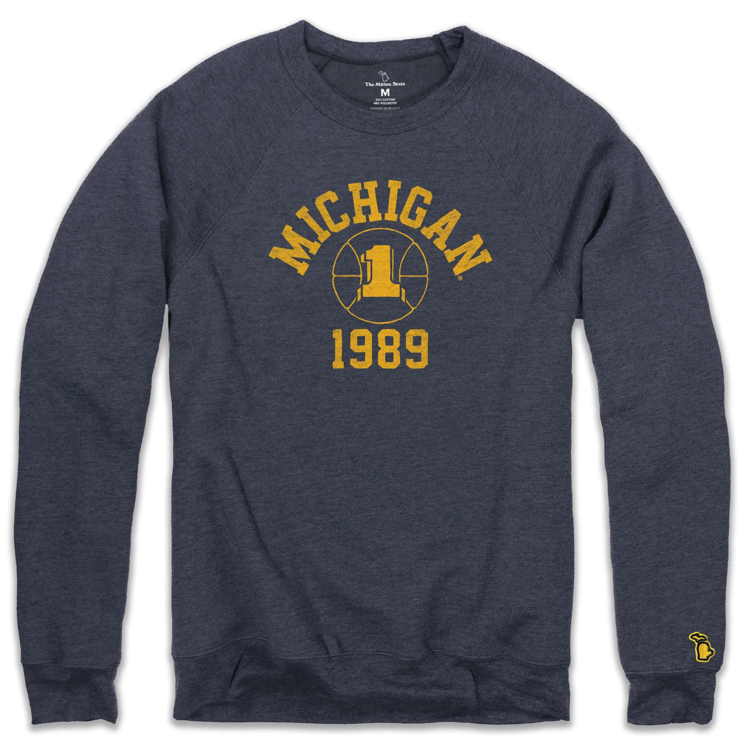 UOFM - '89 BASKETBALL FLEECE SWEATSHIRT (UNISEX)