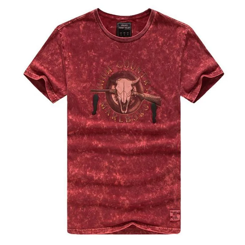 West Louis™ Brand O-Neck Pure Cotton T-shirt