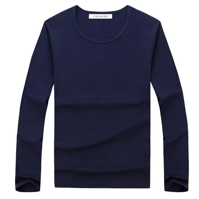 West Louis™ Cotton Male Long Sleeves Shirt