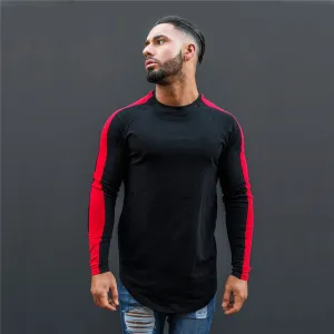 West Louis™ Side Stripe Muscle Hem T-shirt