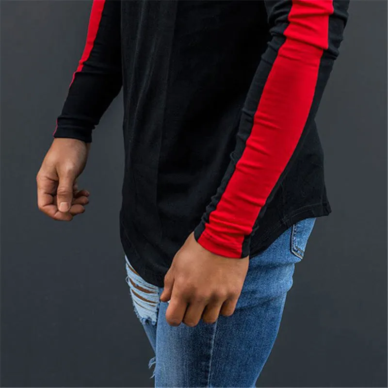 West Louis™ Side Stripe Muscle Hem T-shirt