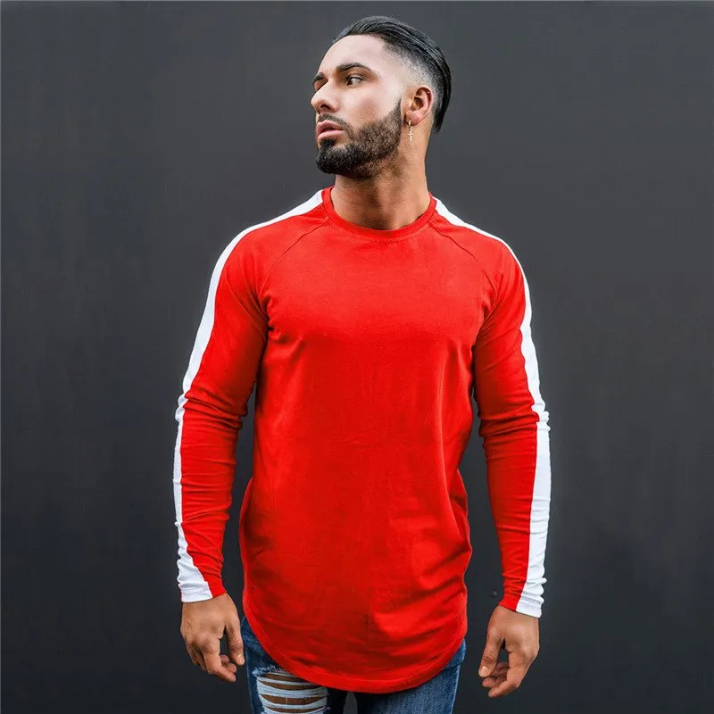 West Louis™ Side Stripe Muscle Hem T-shirt