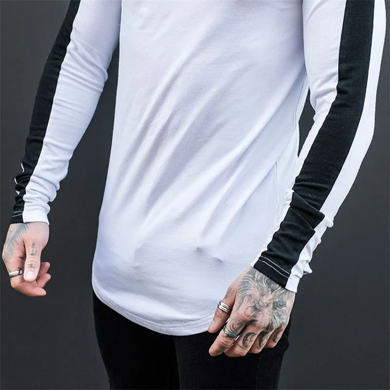 West Louis™ Side Stripe Muscle Hem T-shirt