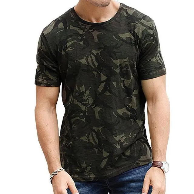 West Louis™ Summer Camouflage Print Fashion T-Shirt