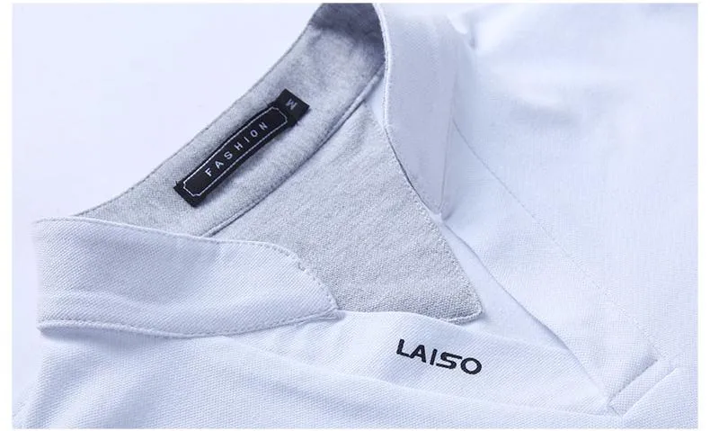 West Louis™ Summer Short Sleeved Turn Down Collar Polo Shirt