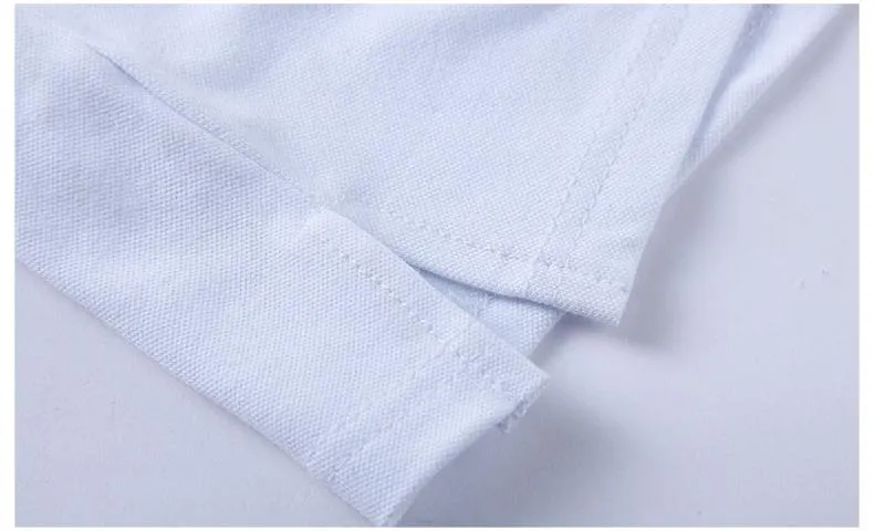 West Louis™ Summer Short Sleeved Turn Down Collar Polo Shirt
