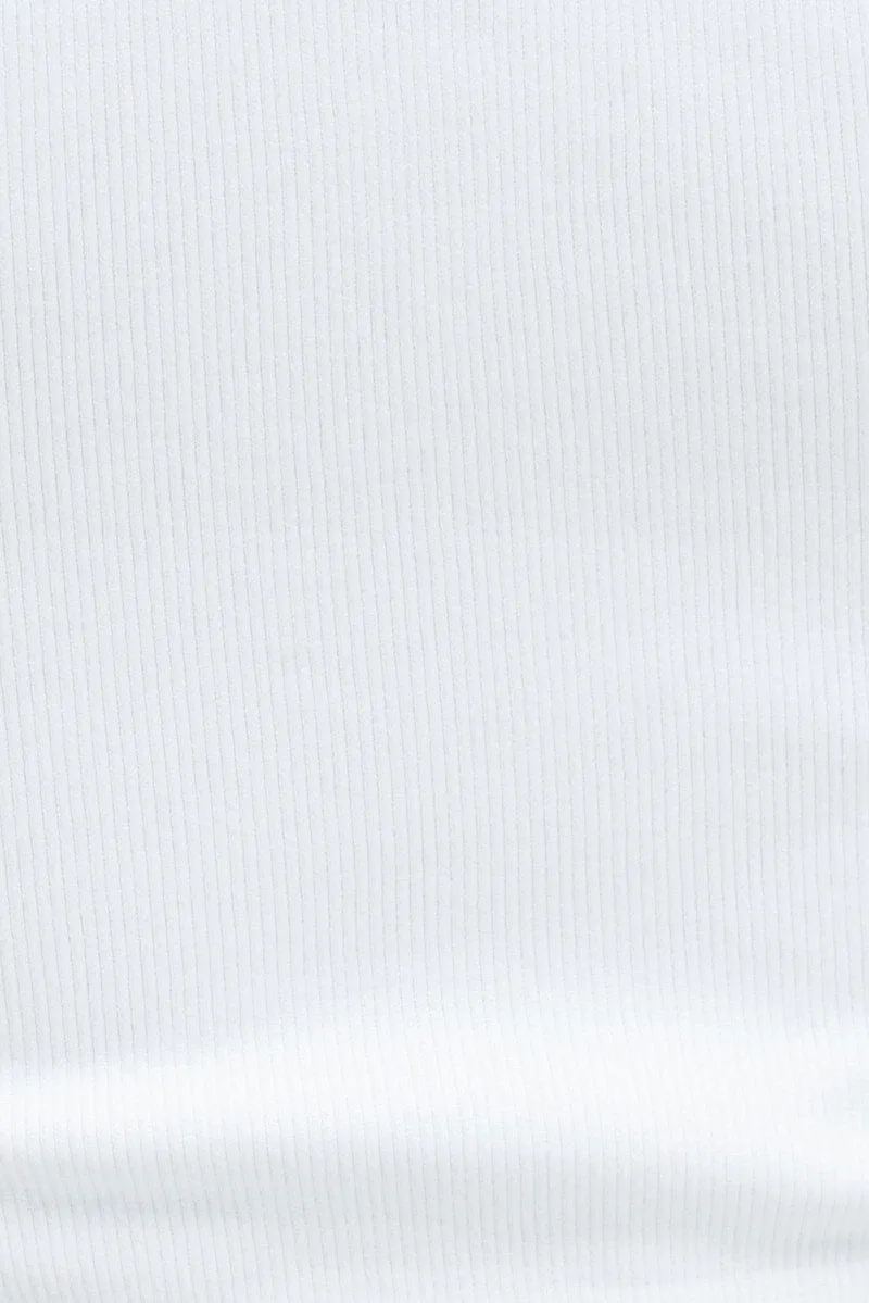 White Singlet Top Seamless