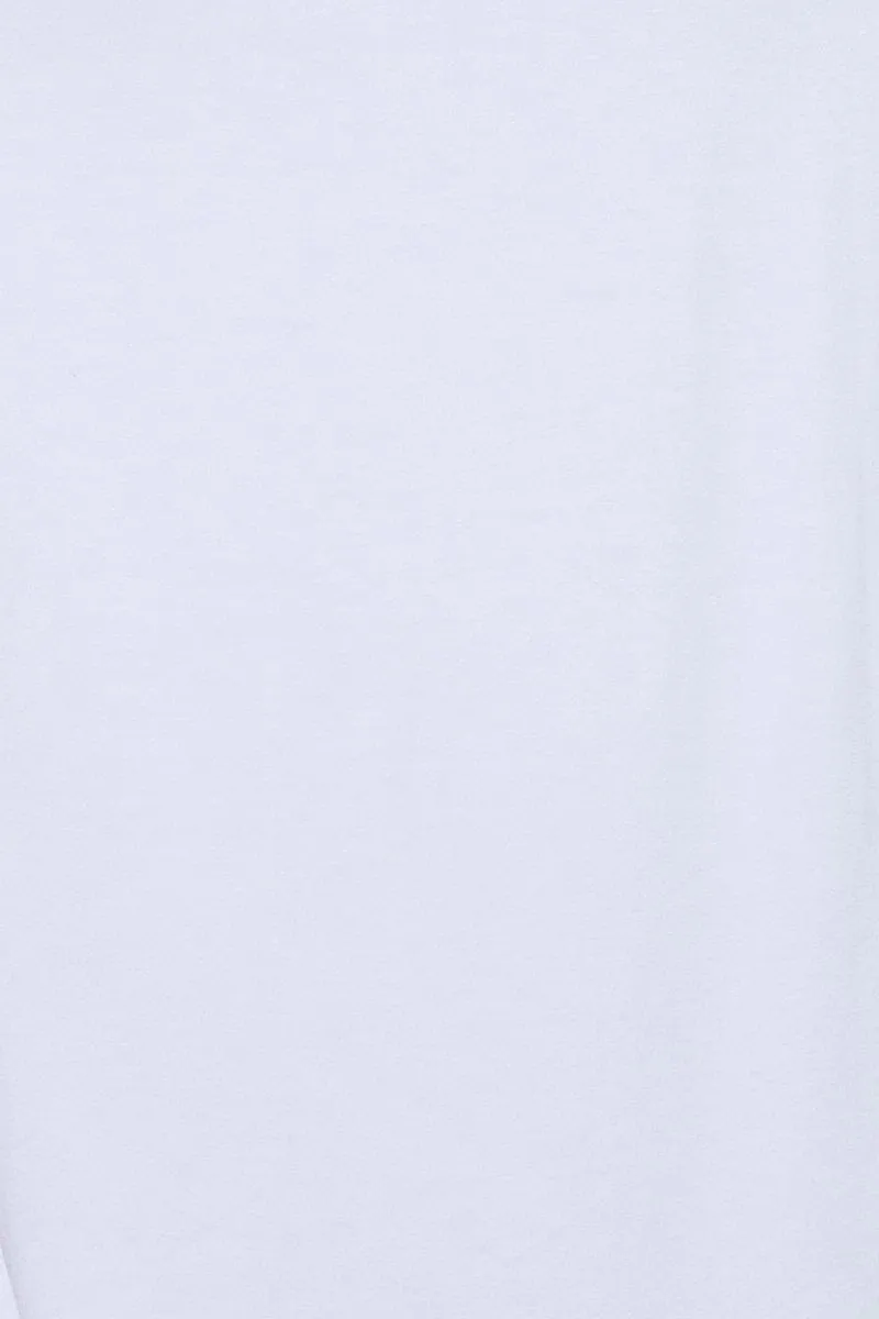 White T Shirt Short Sleeve