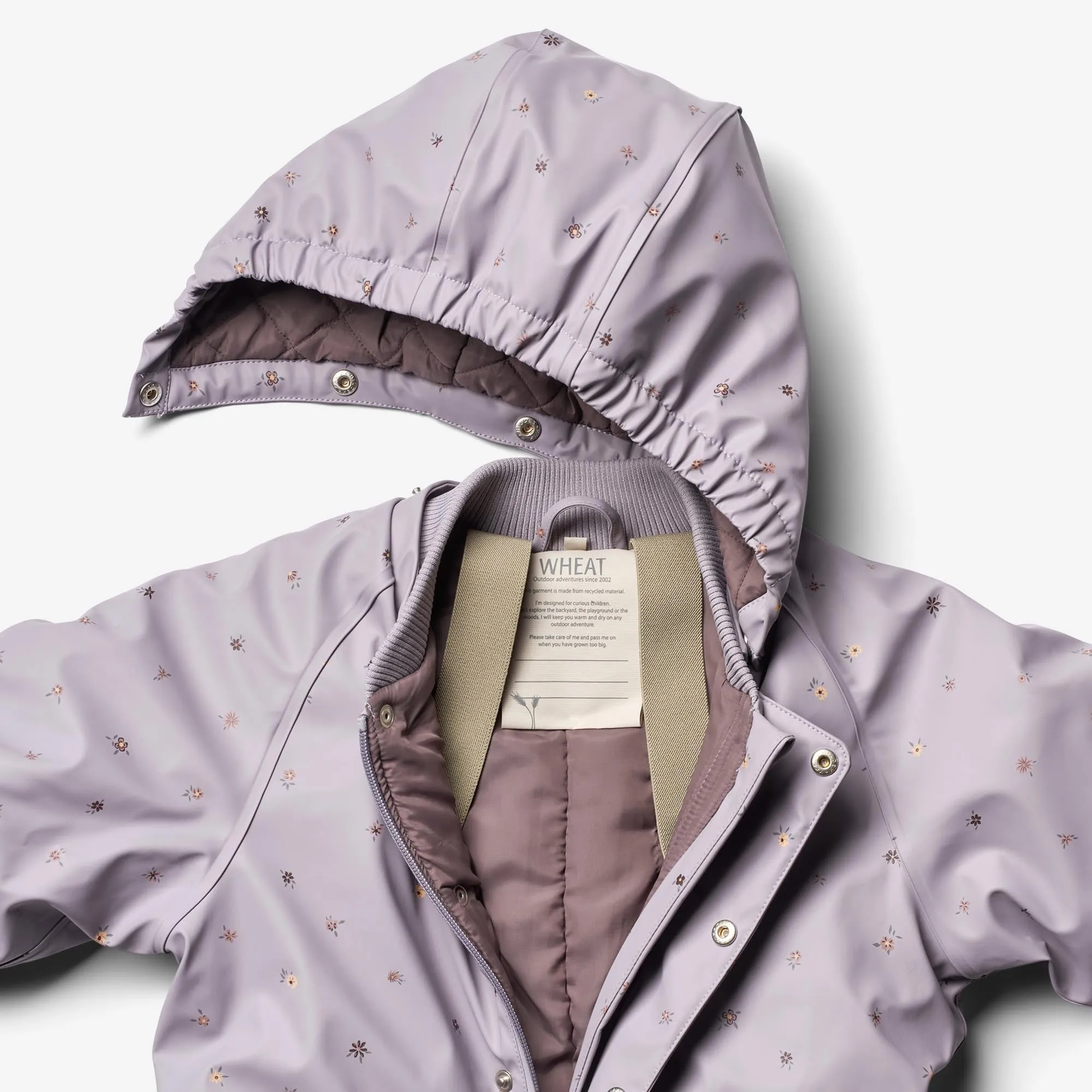 Wintersuit Ludo - lavender flowers