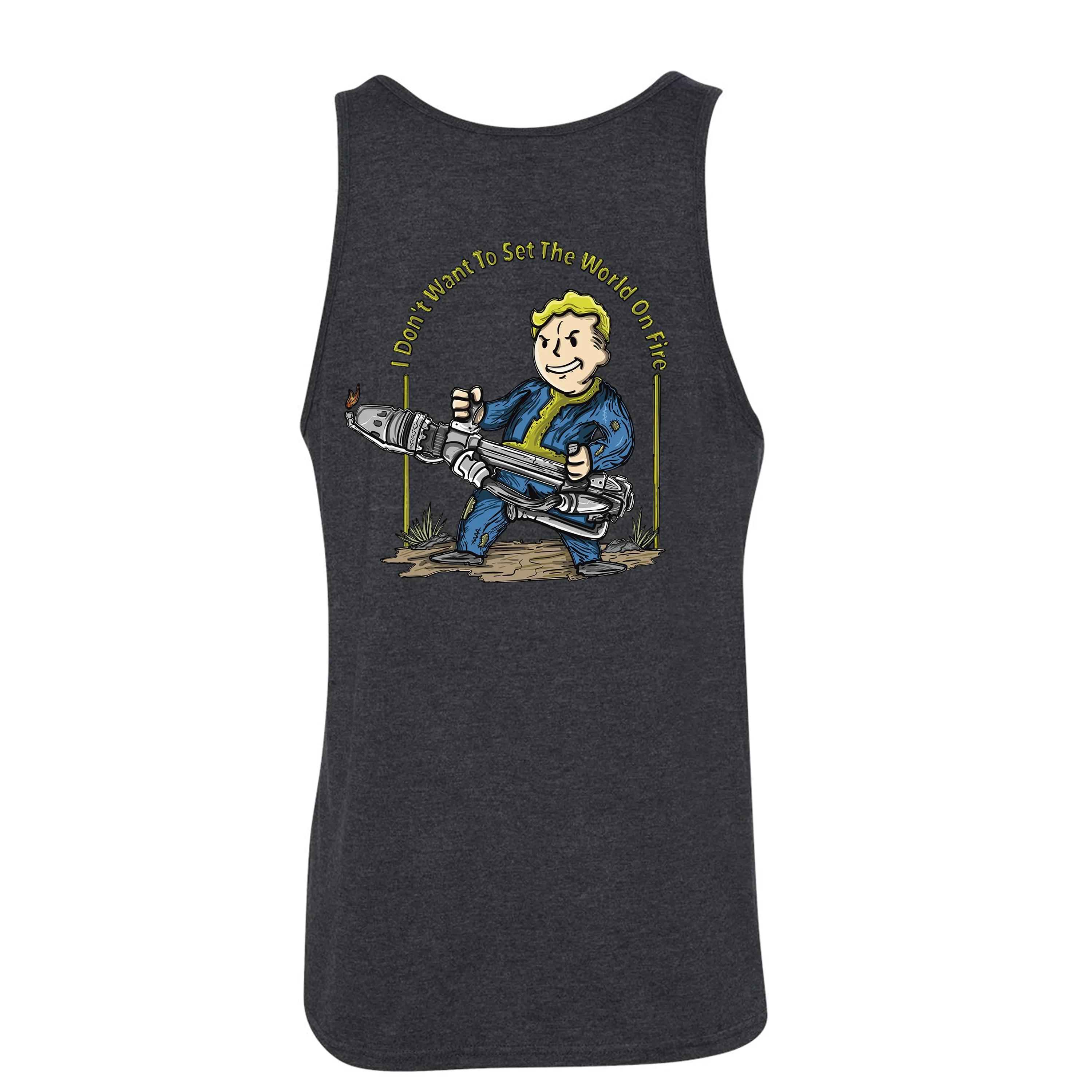 World On Fire Tank Top