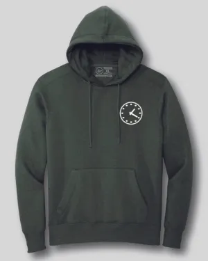 WRIGLEY CLOCK EMBROIDERED (HOODED SWEATSHIRT)
