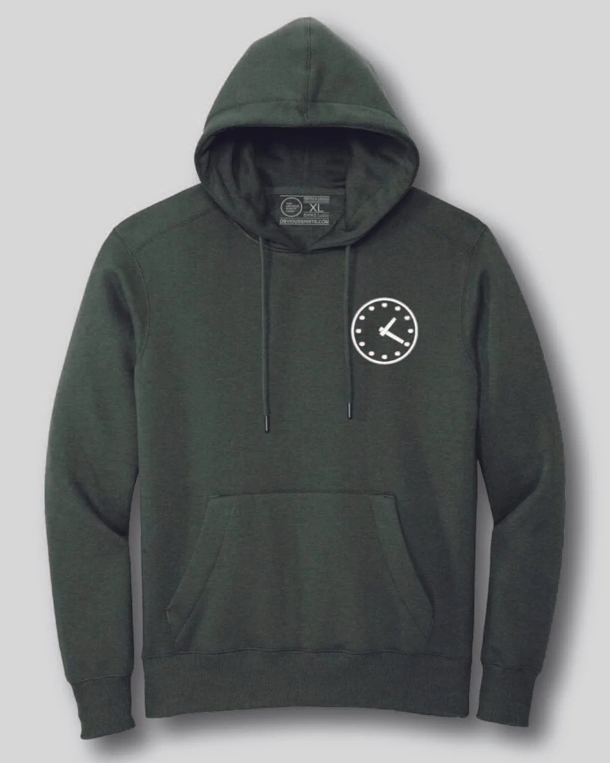 WRIGLEY CLOCK EMBROIDERED (HOODED SWEATSHIRT)