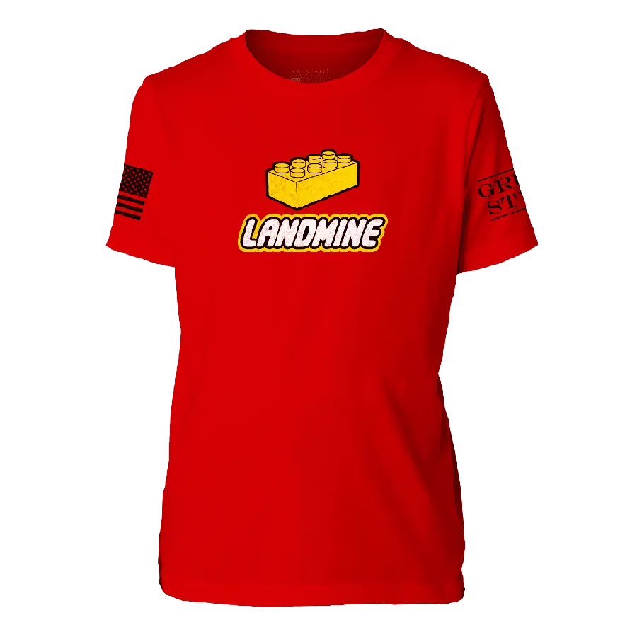 Youth Landmine T-Shirt - Red